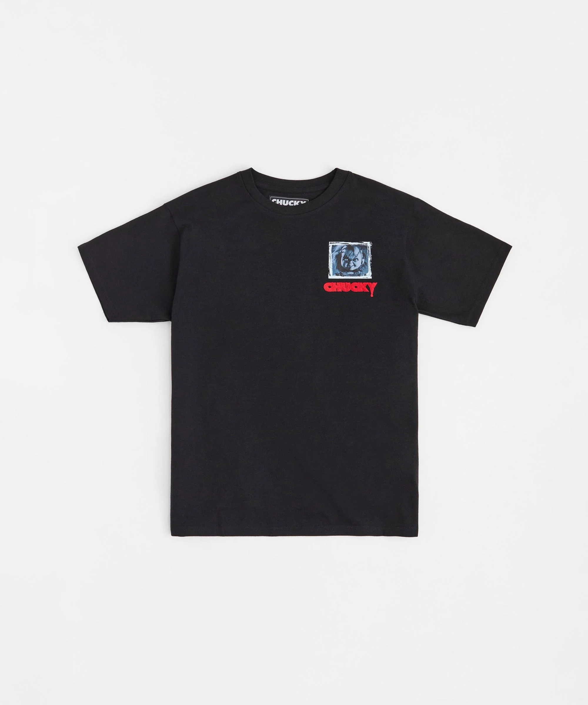I'm Chucky Embroidered Short Sleeve Tee - Black - Image 2