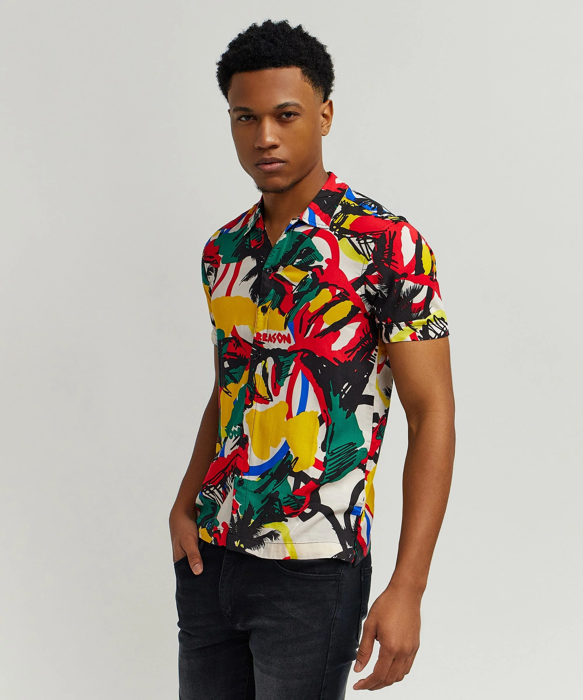 Isle Allover Print Short Sleeve Shirt - Image 3