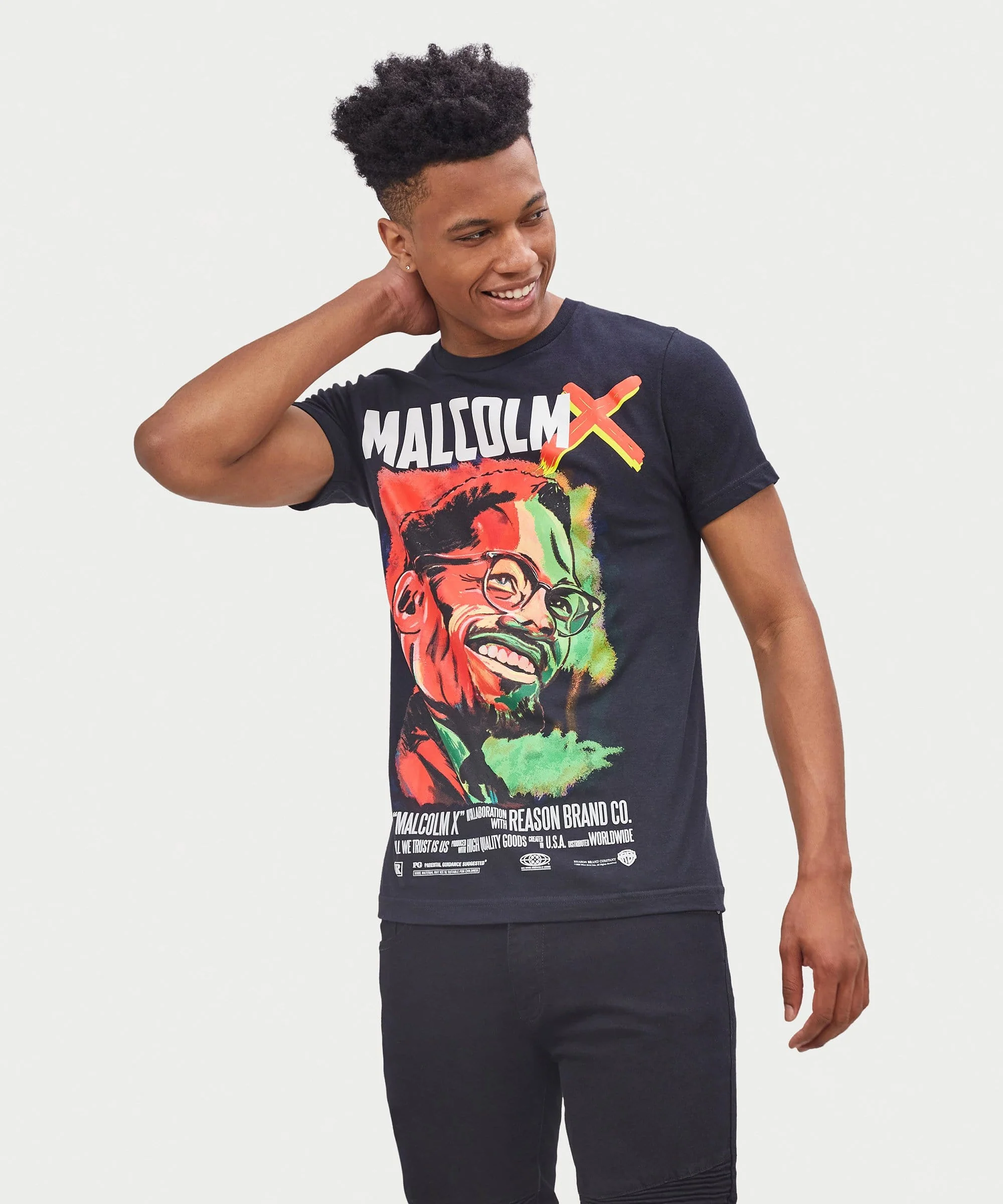 Malcolm X Portrait Tee - Image 3