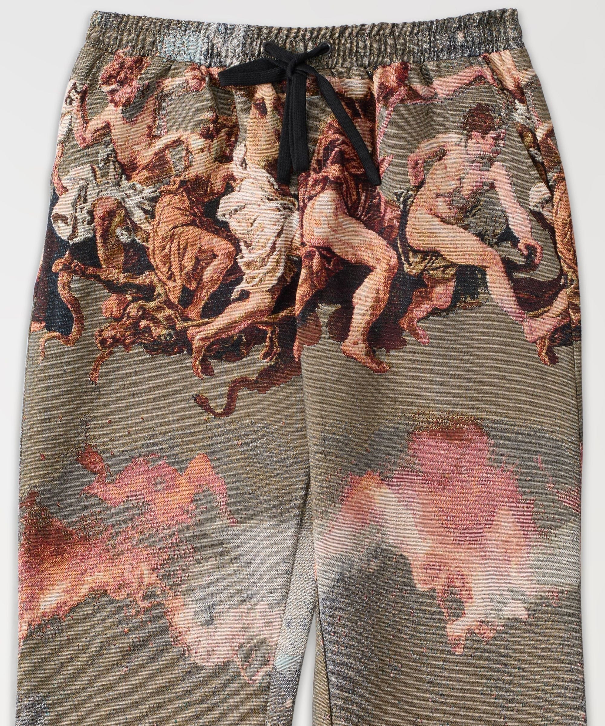 Jacquard Tapestry Wide Leg Sweats - Image 3