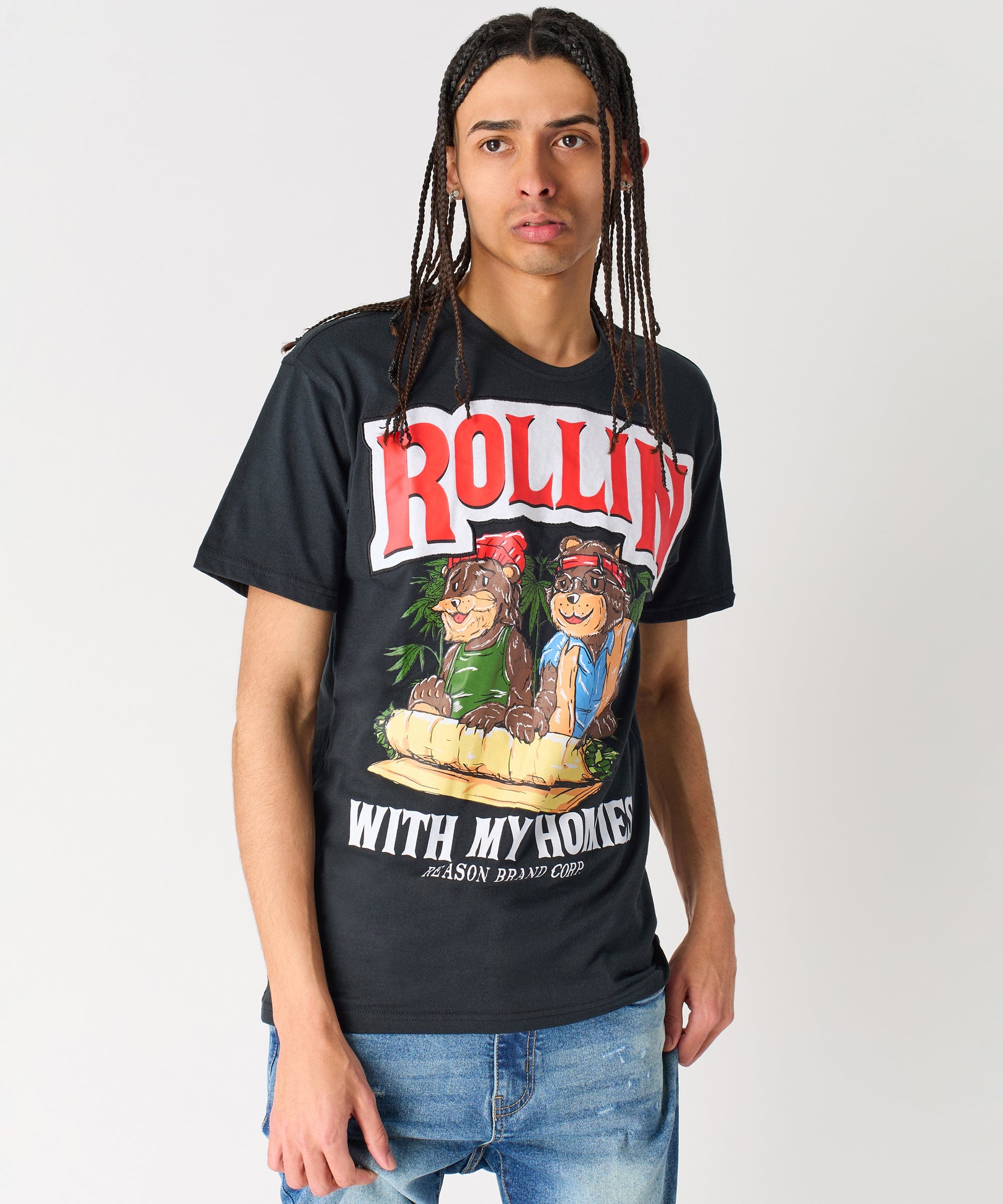Keep Rollin On Short Sleeve Tee - Black - Image 3