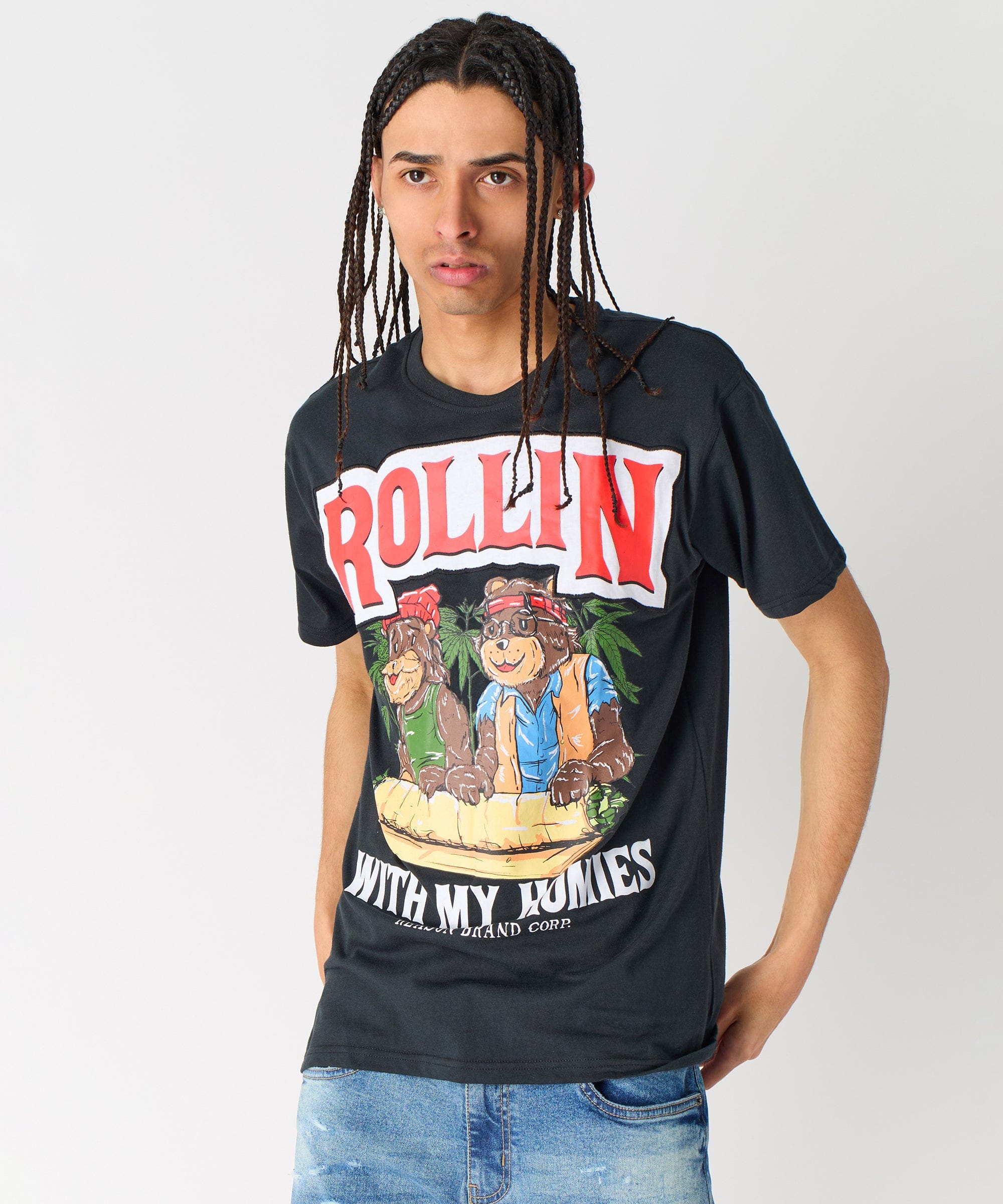 Keep Rollin On Short Sleeve Tee - Black - Image 5