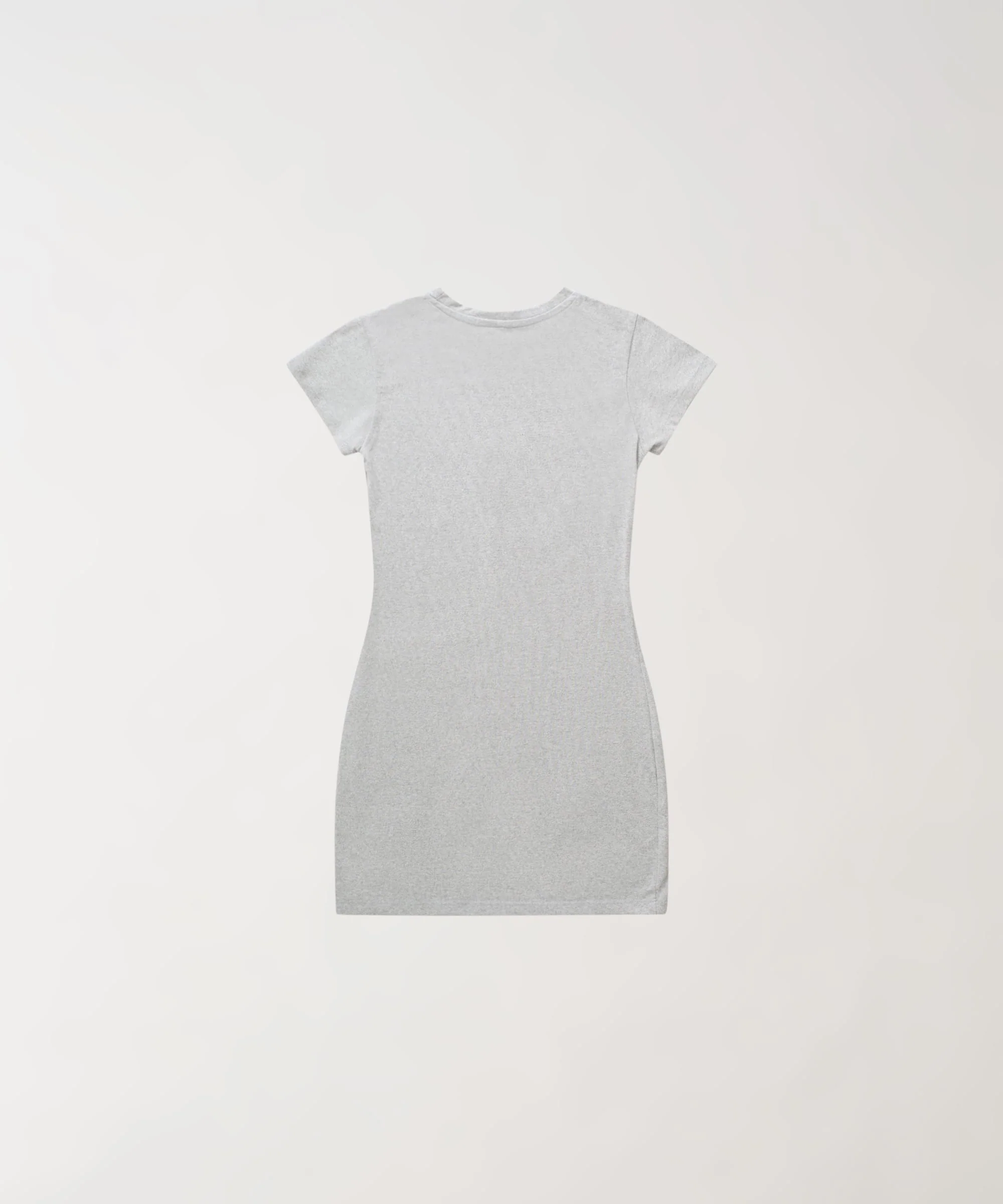 LA Angels Short Sleeve Bodycon Dress - Grey - Image 5