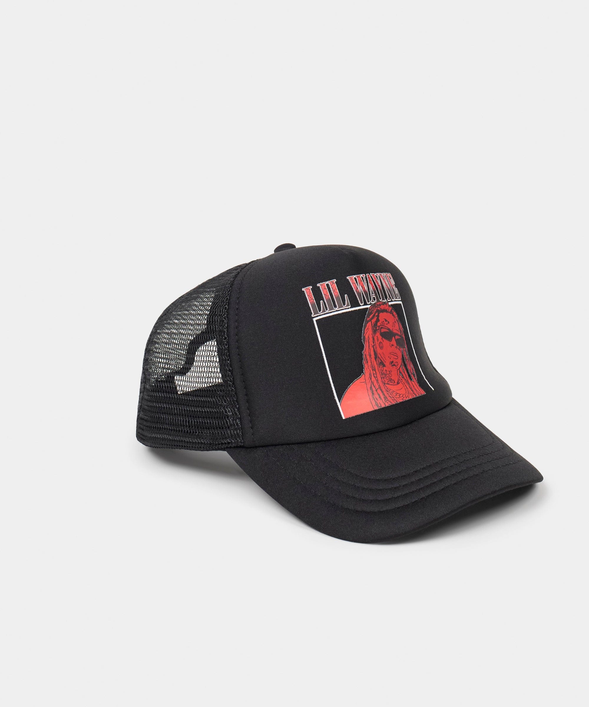 Lil Wayne Box Trucker Hat - Black - Image 2