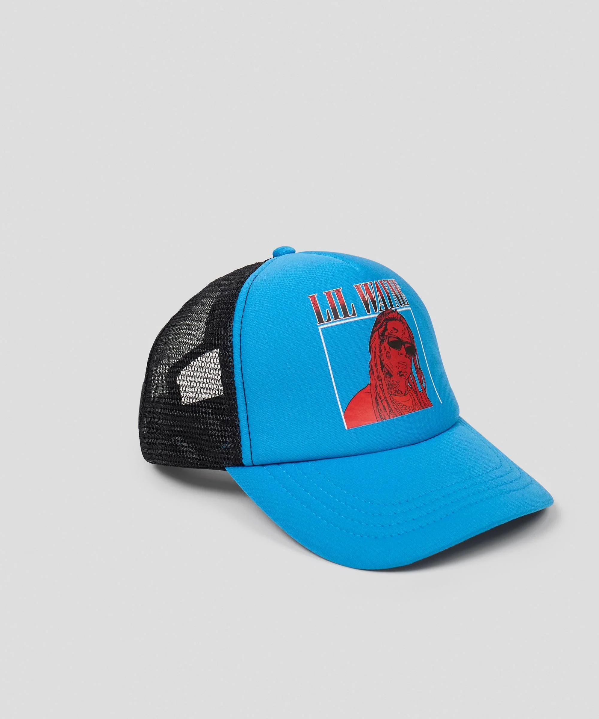 Lil Wayne Box Trucker Hat - Blue - Image 2