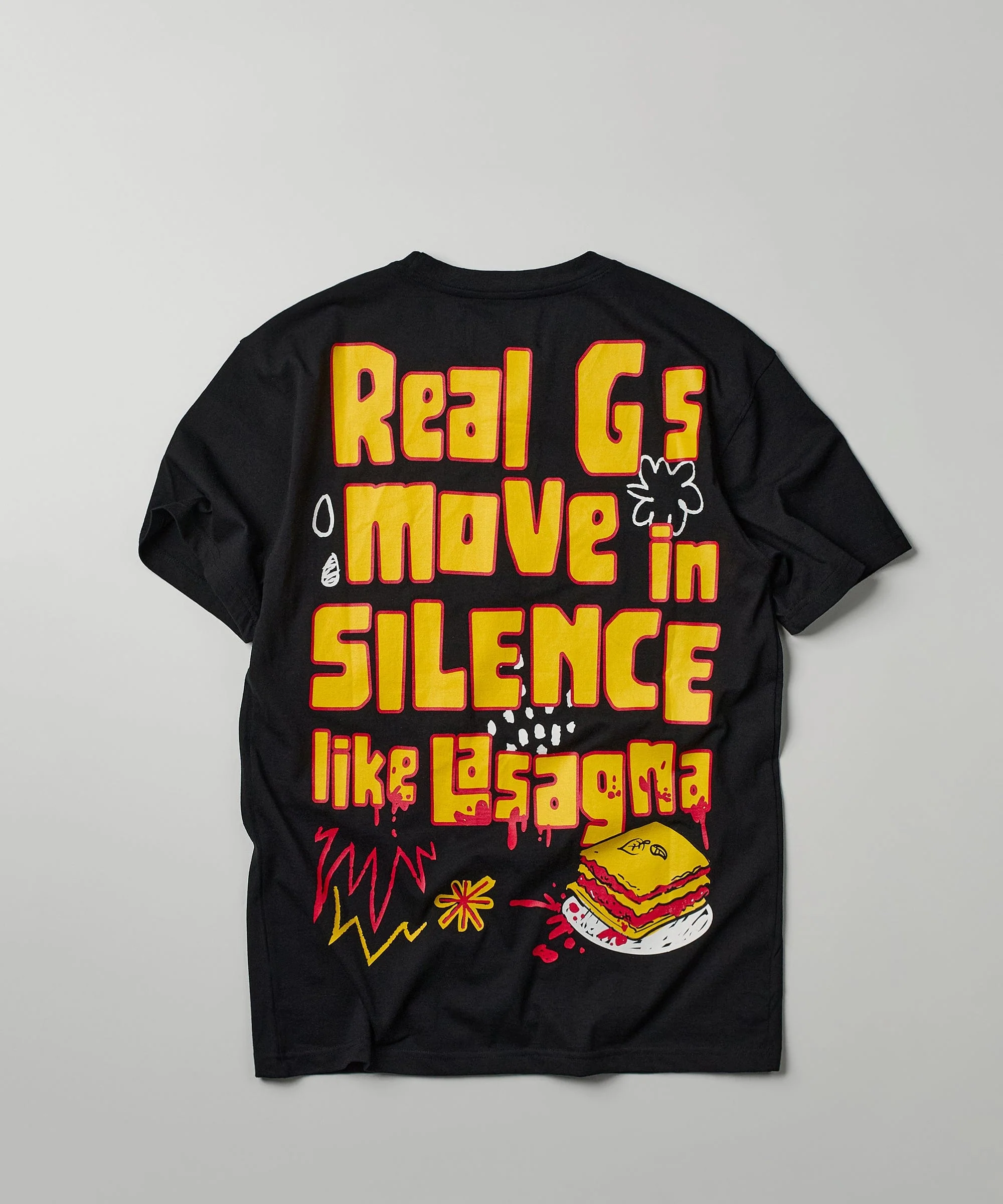 Lil Wayne Real GS Front And Back Print Short Sleeve Tee - Black - Image 2