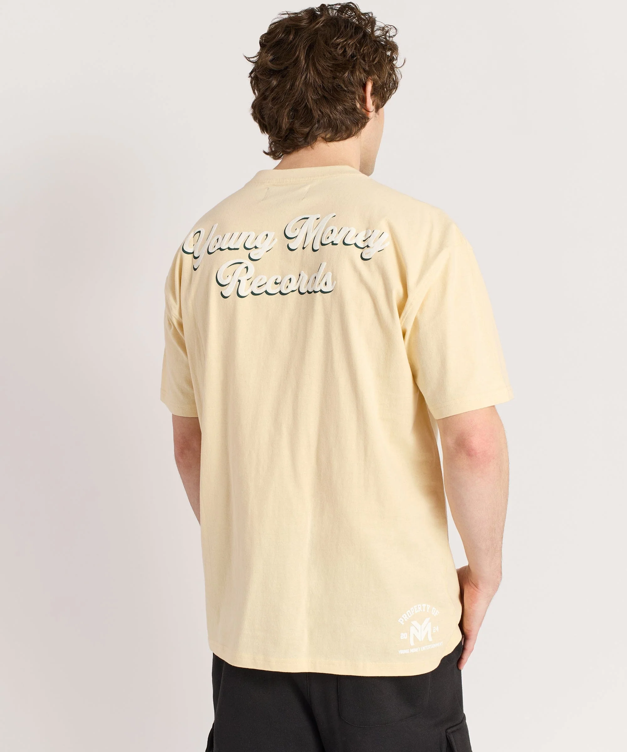 Lil Wayne Young Money Records Short Sleeve Tee  - Khaki - Image 3