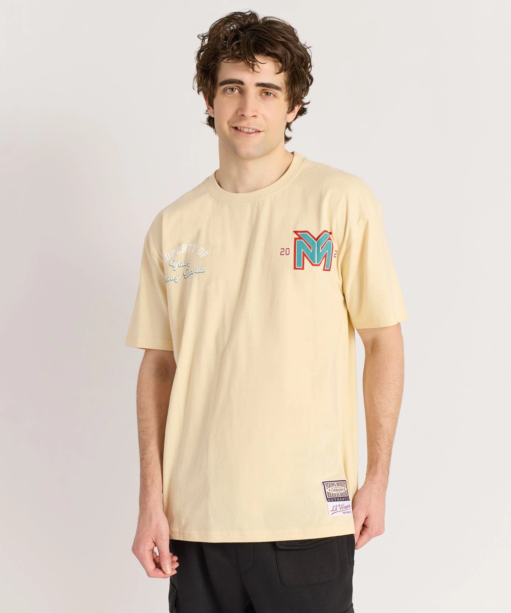 Lil Wayne Young Money Records Short Sleeve Tee  - Khaki - Image 6