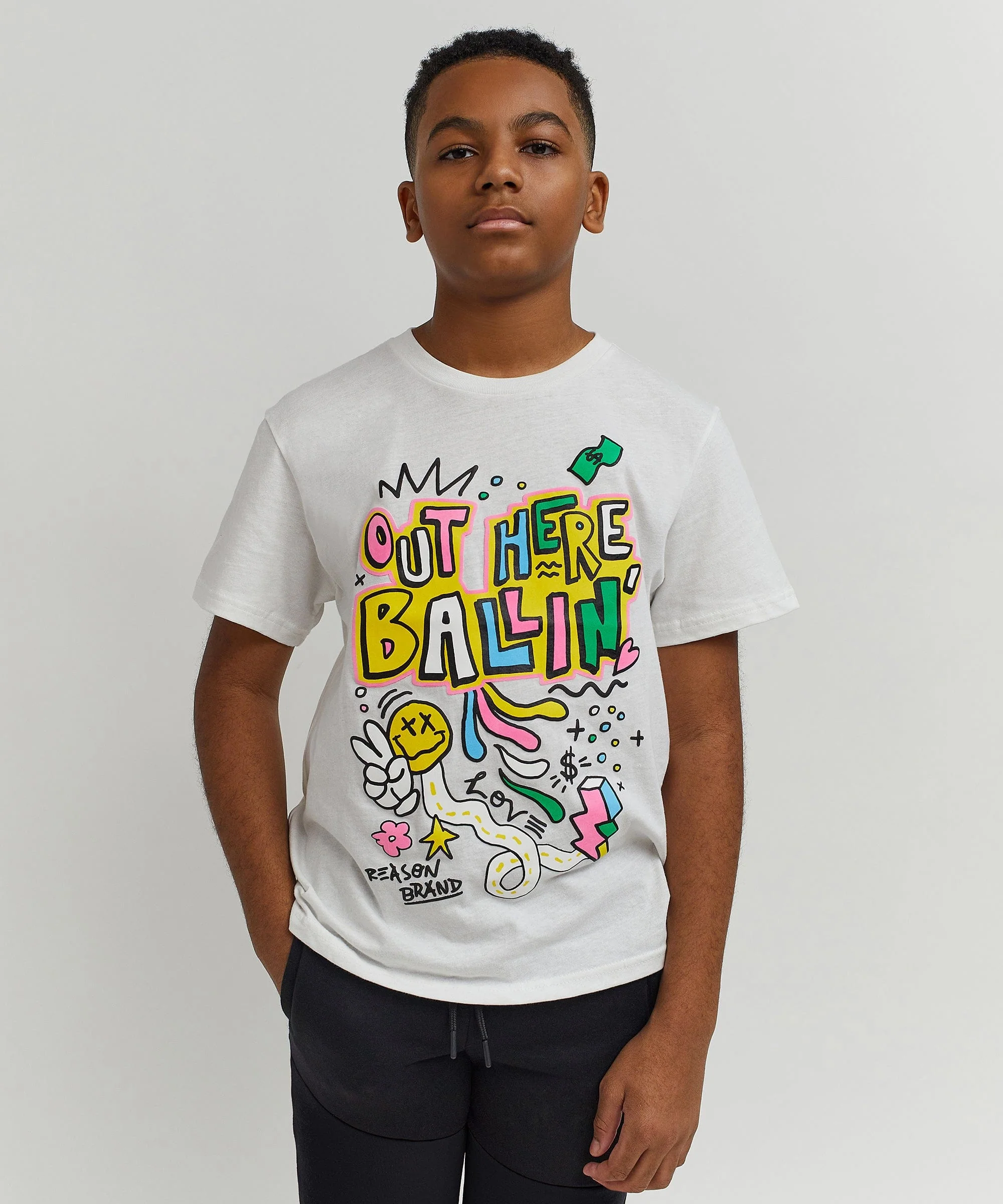 Kids Money Bear Ballin Applique Tee - Image 4