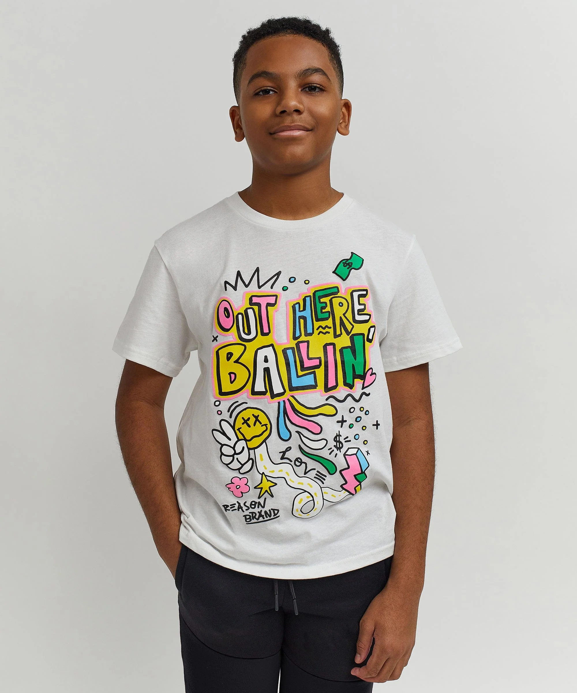 Kids Money Bear Ballin Applique Tee - Image 6