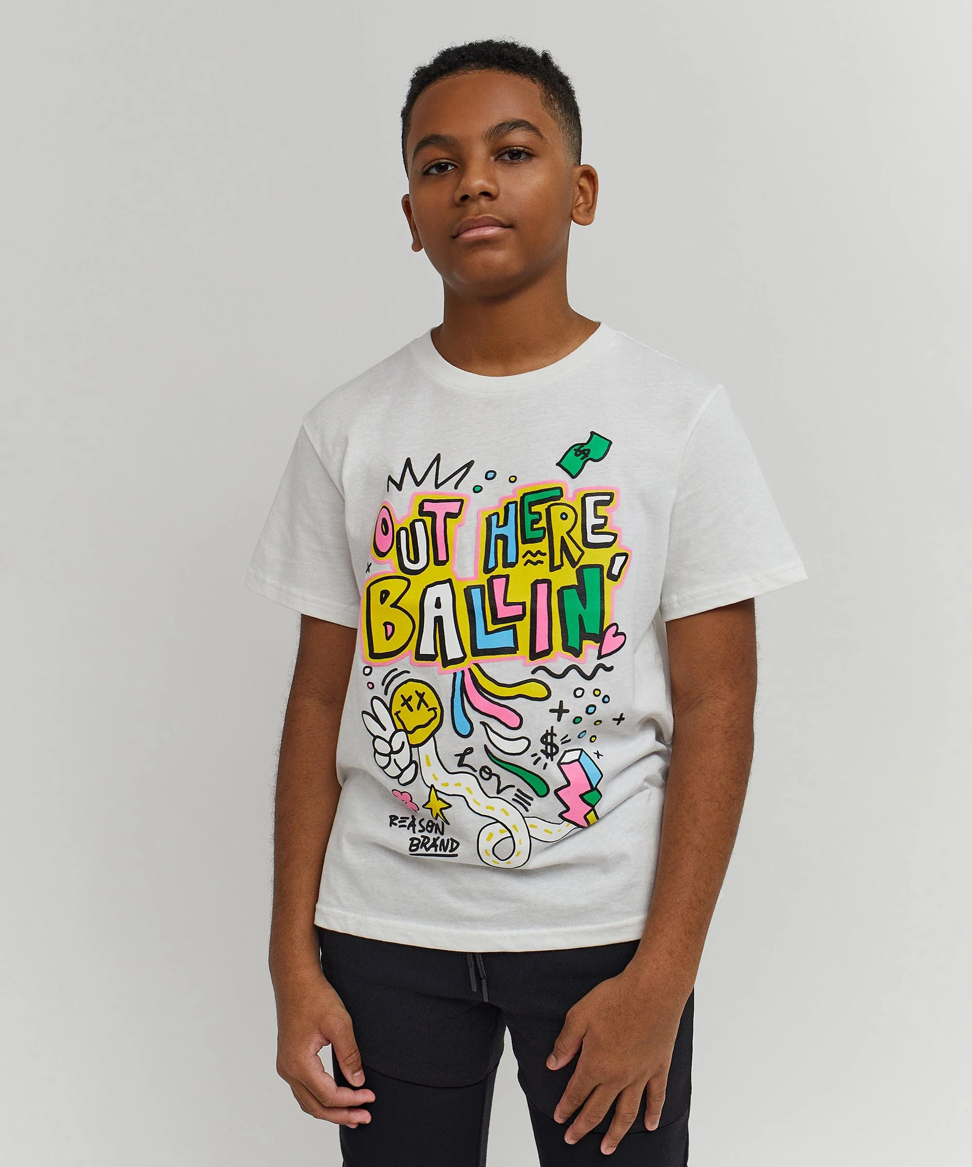 Kids Money Bear Ballin Applique Tee - Image 8