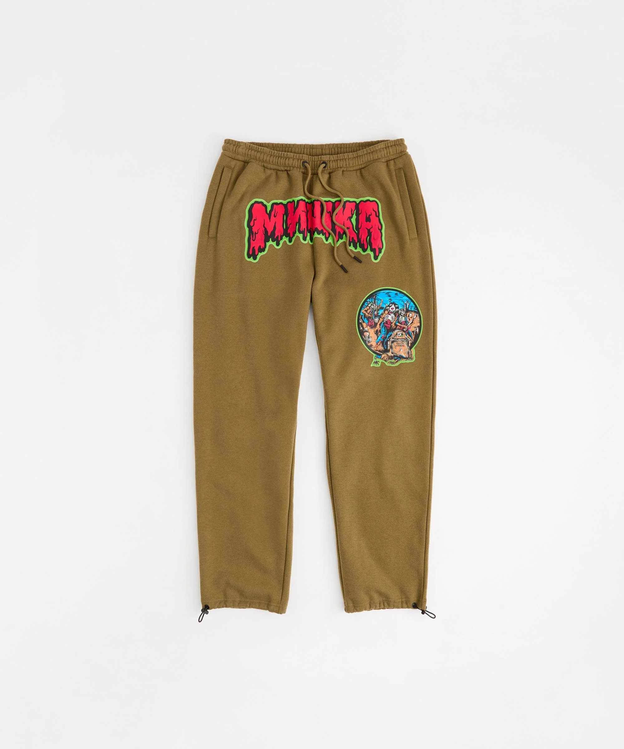 Mishka Band Sweatpants - Olive Green - Image 3