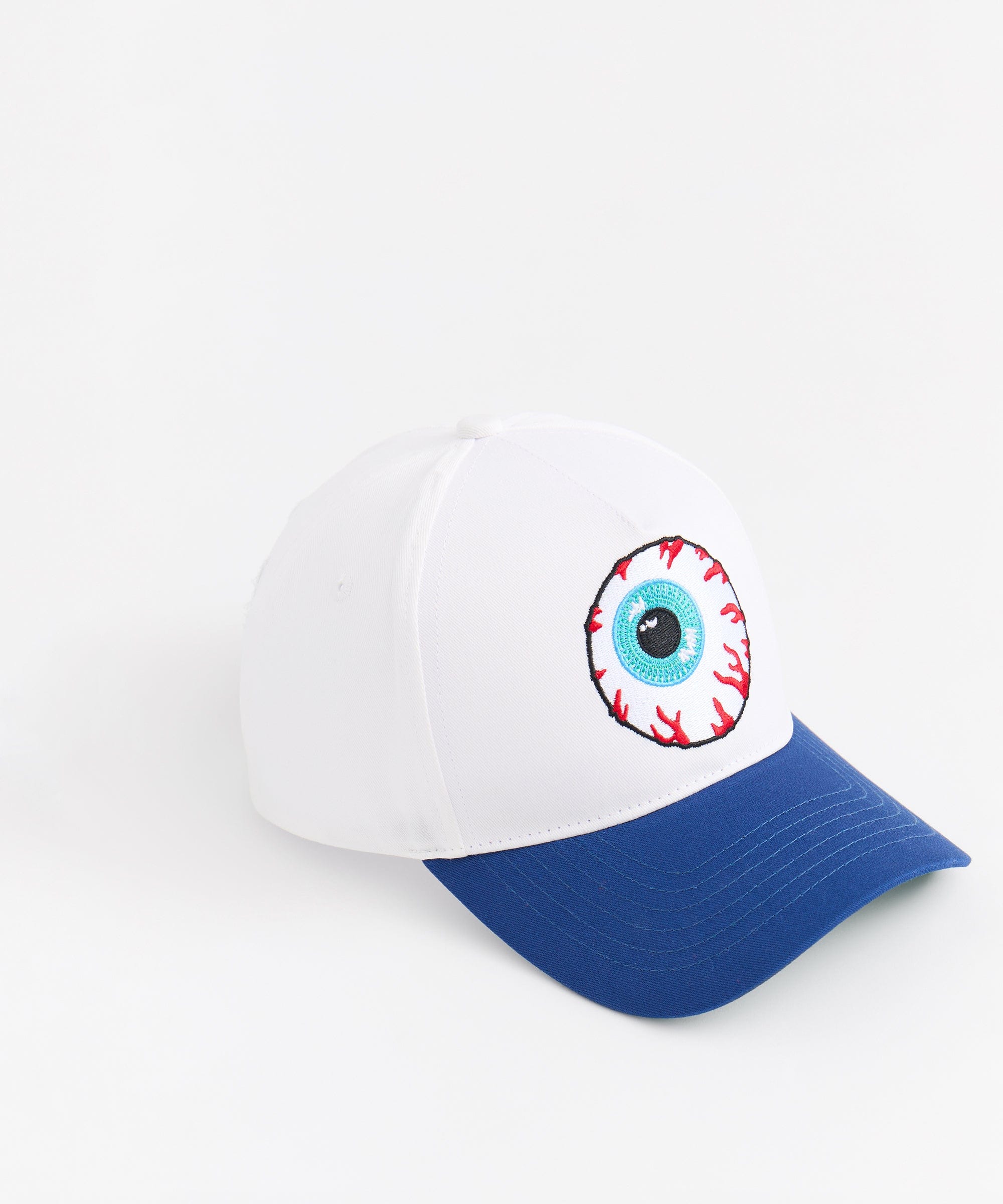 Mishka Classic Keep Watch Embroidered Cap - Royal White - Image 2