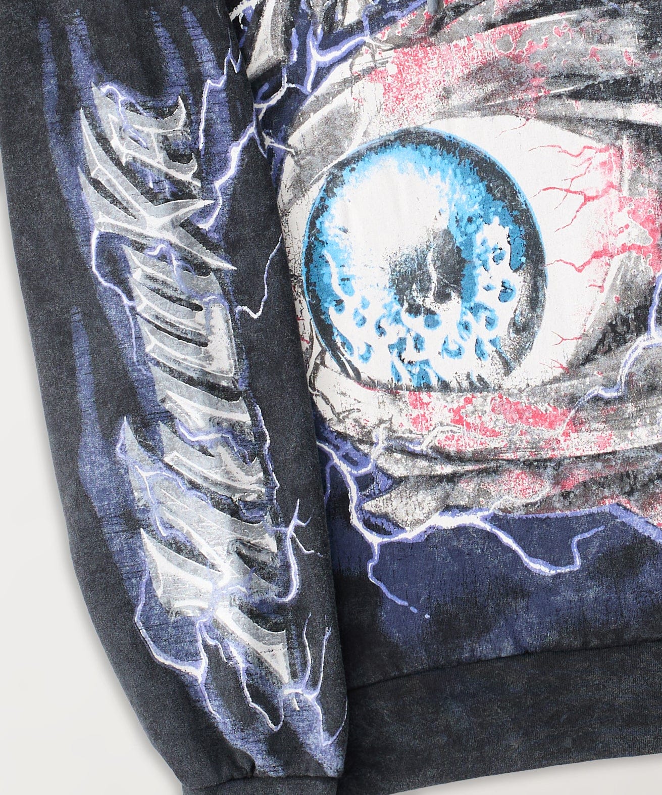 Mishka Eye Washed Hoodie - Black - Image 2