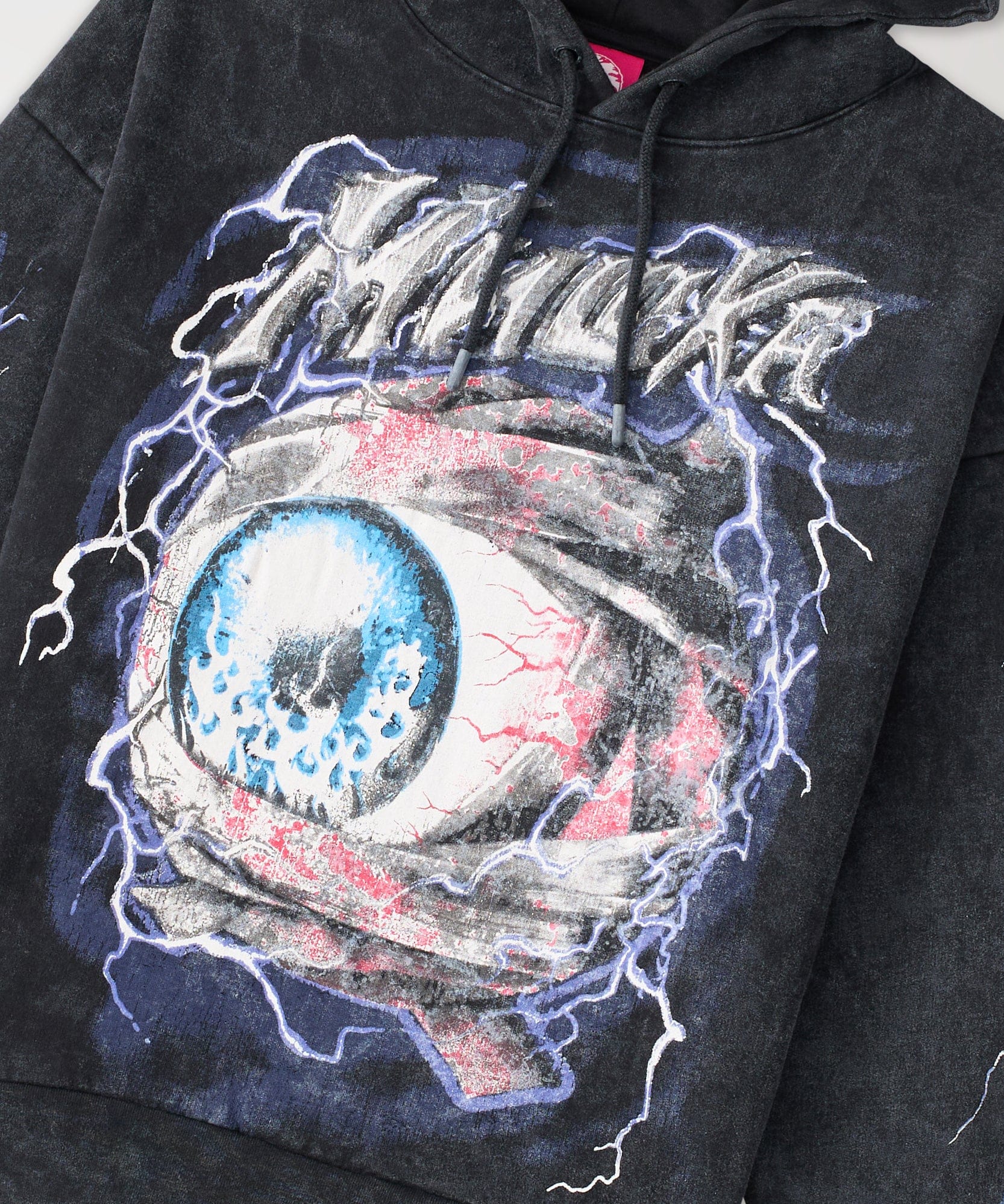Mishka Eye Washed Hoodie - Black - Image 3