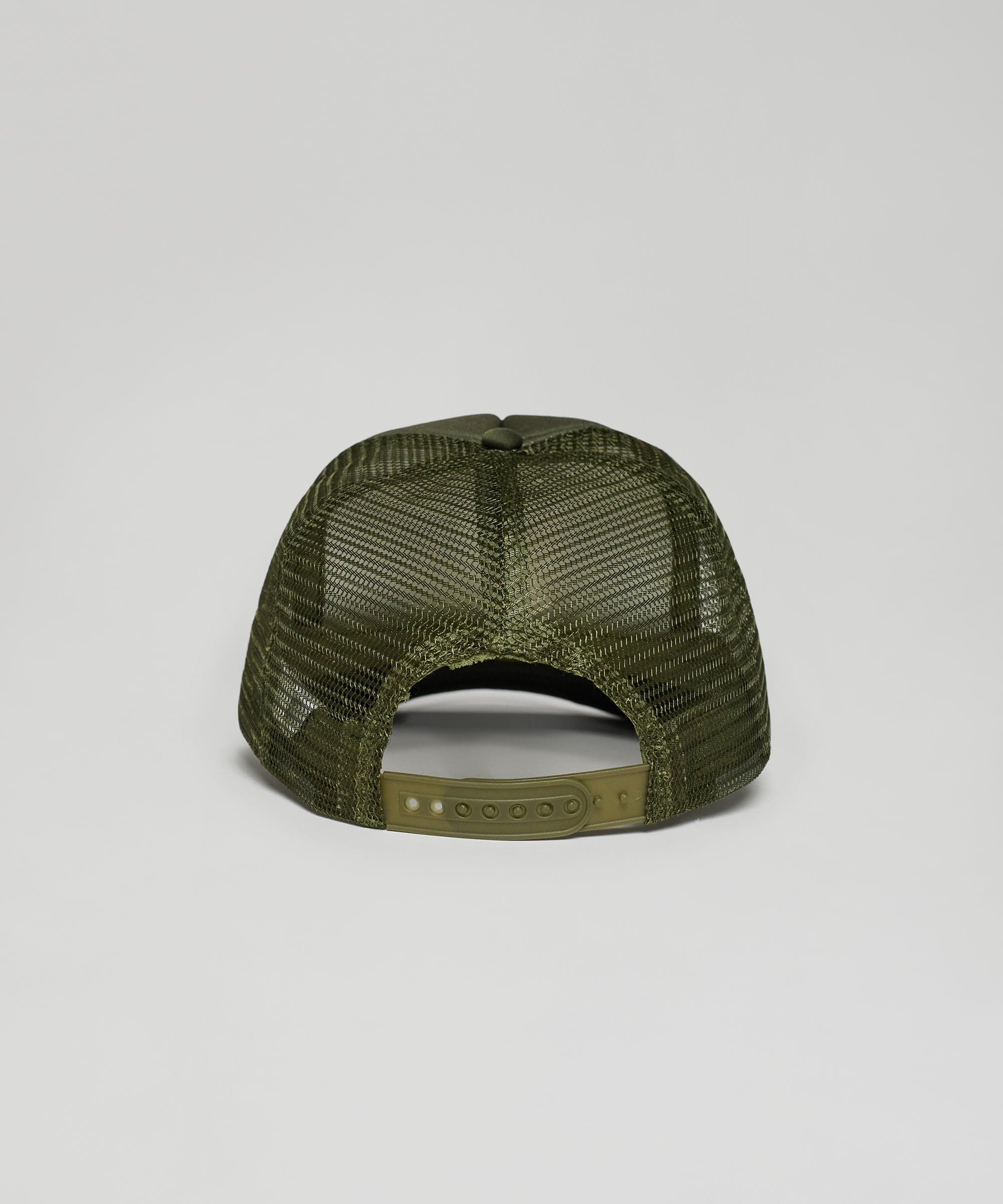 Mishka Keep Watch Embroidered Trucker Hat - Olive Green - Image 3