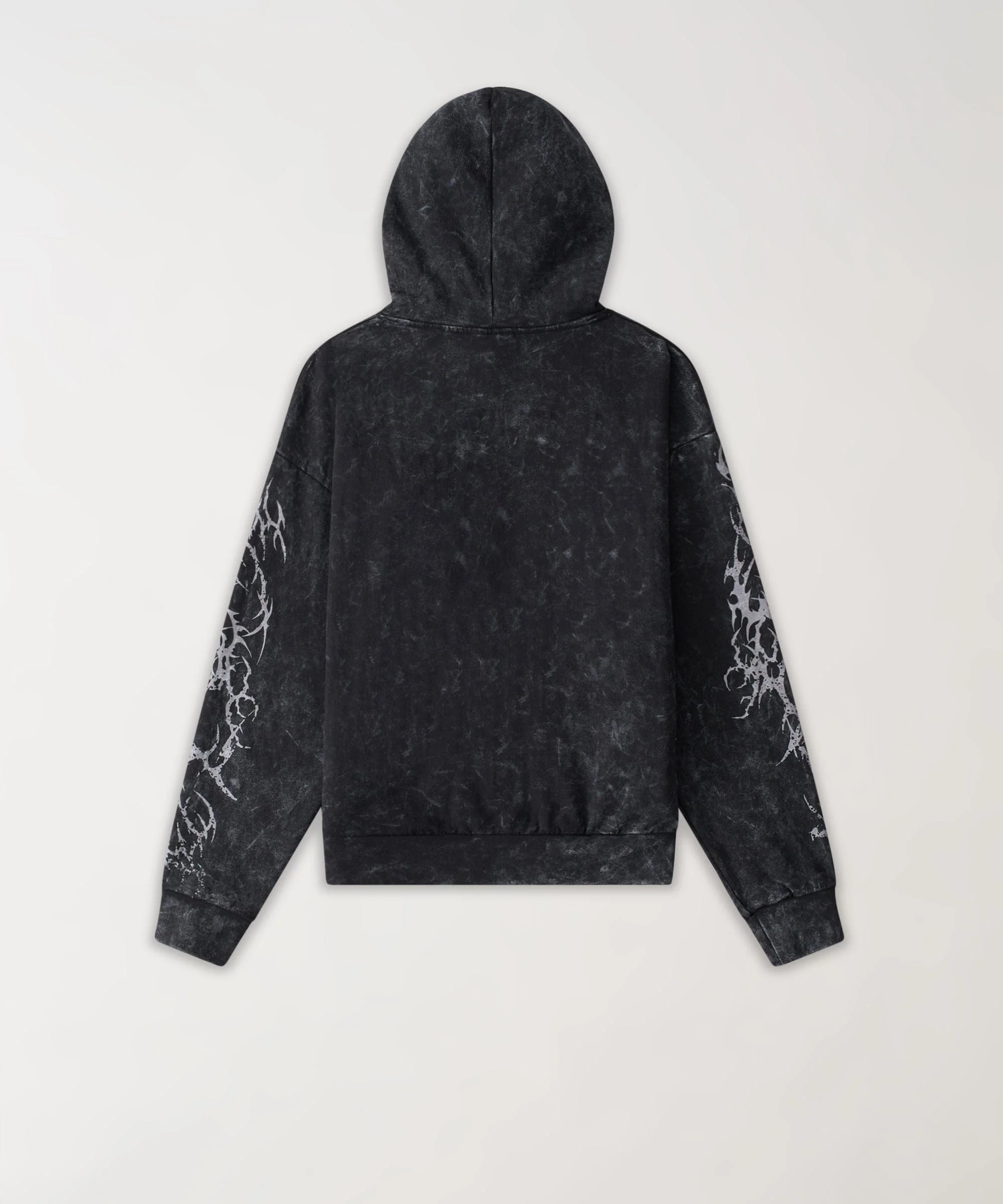 Mishka Washed Graphic Hoodie - Black - Image 3
