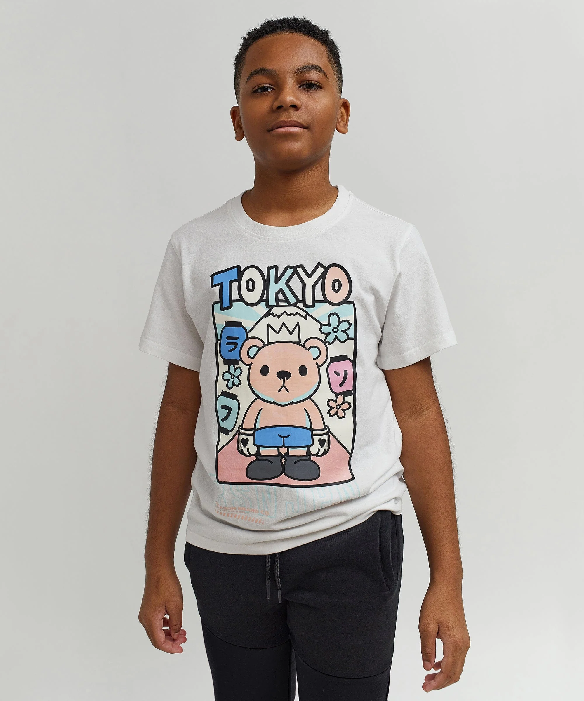 Kids Neo Tokyo Tee - White - Image 6