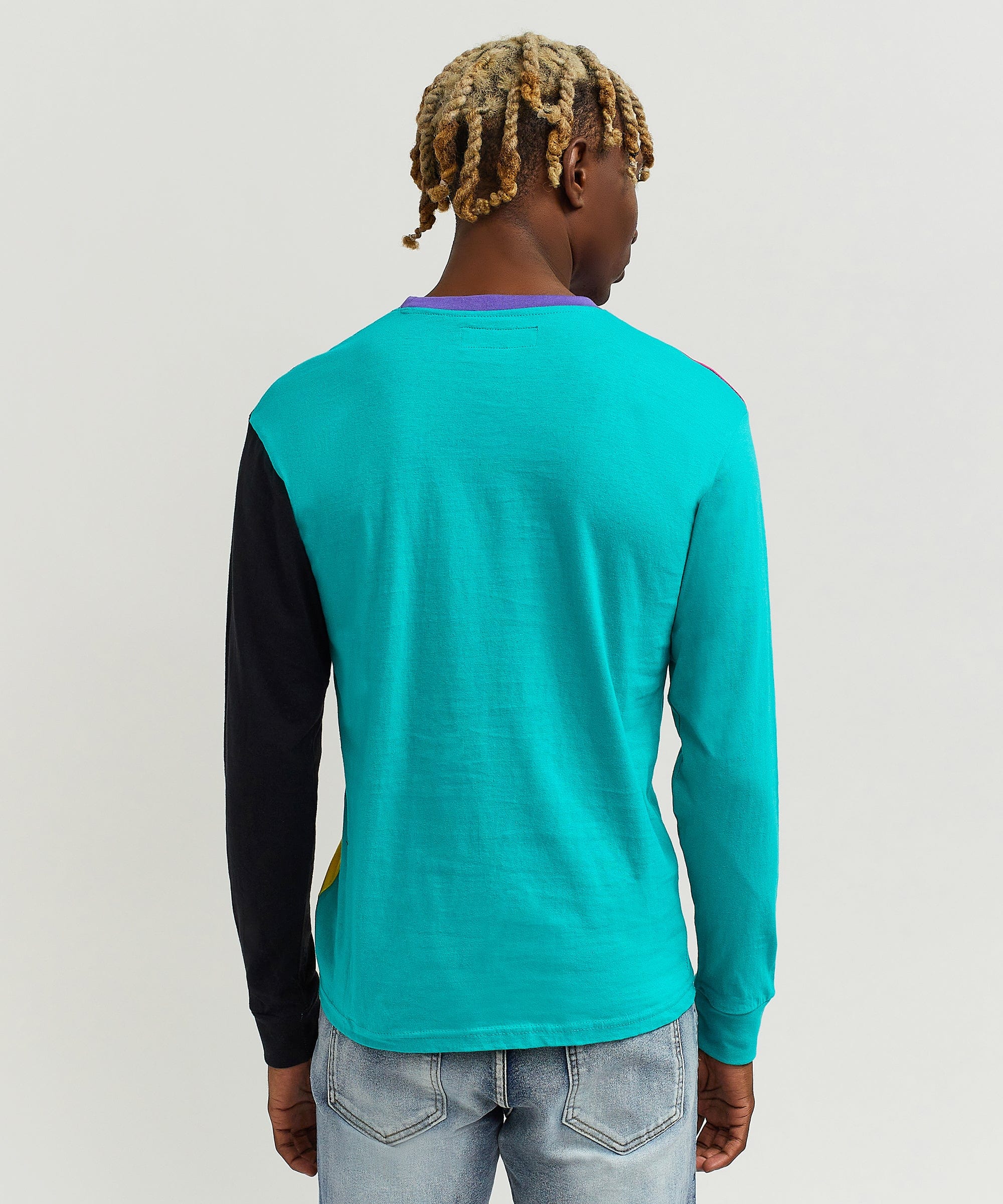 Nolan Color Blocked Long Sleeve Tee - Image 5