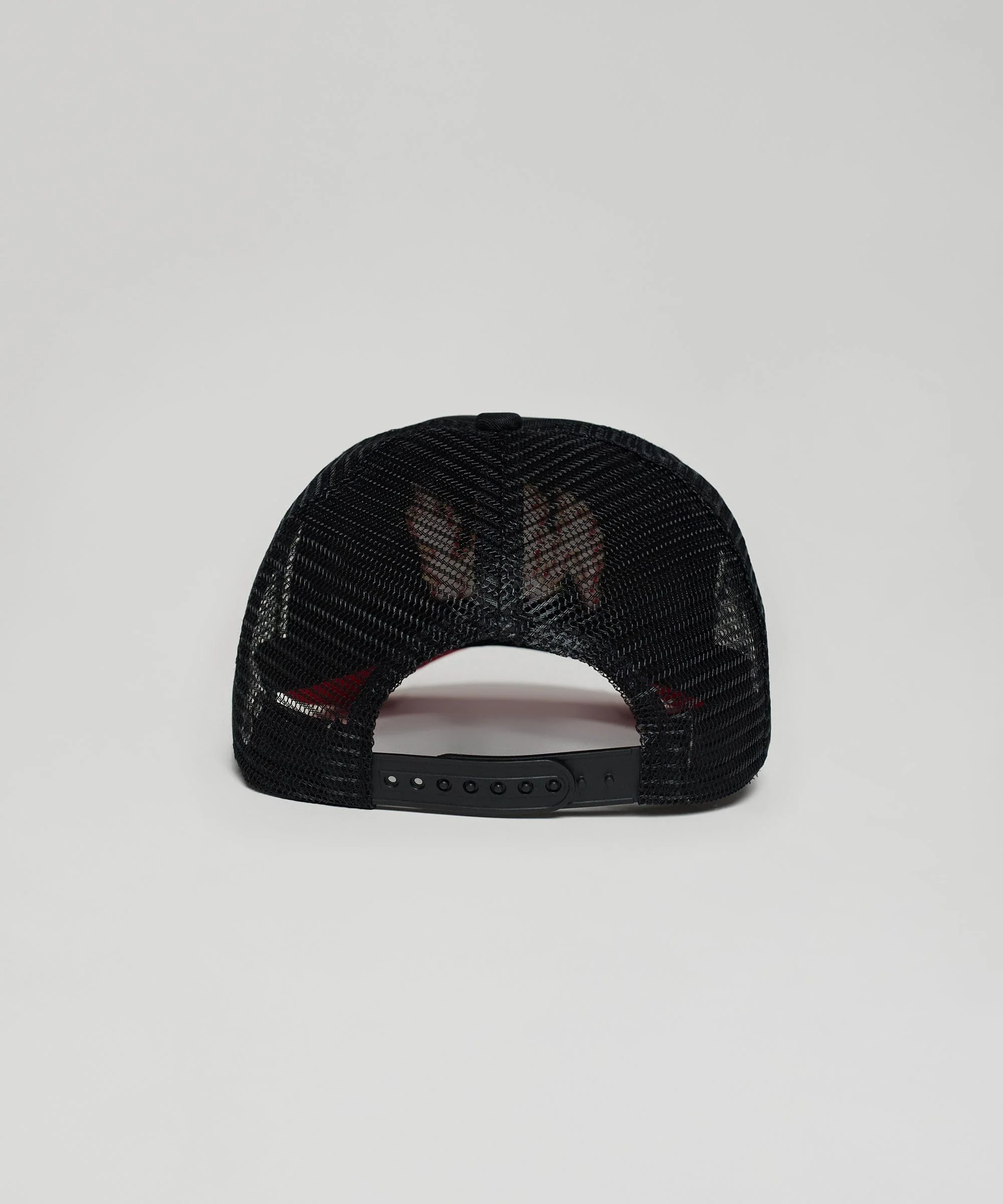 NY Embroidery Trucker Hat - Red - Image 3