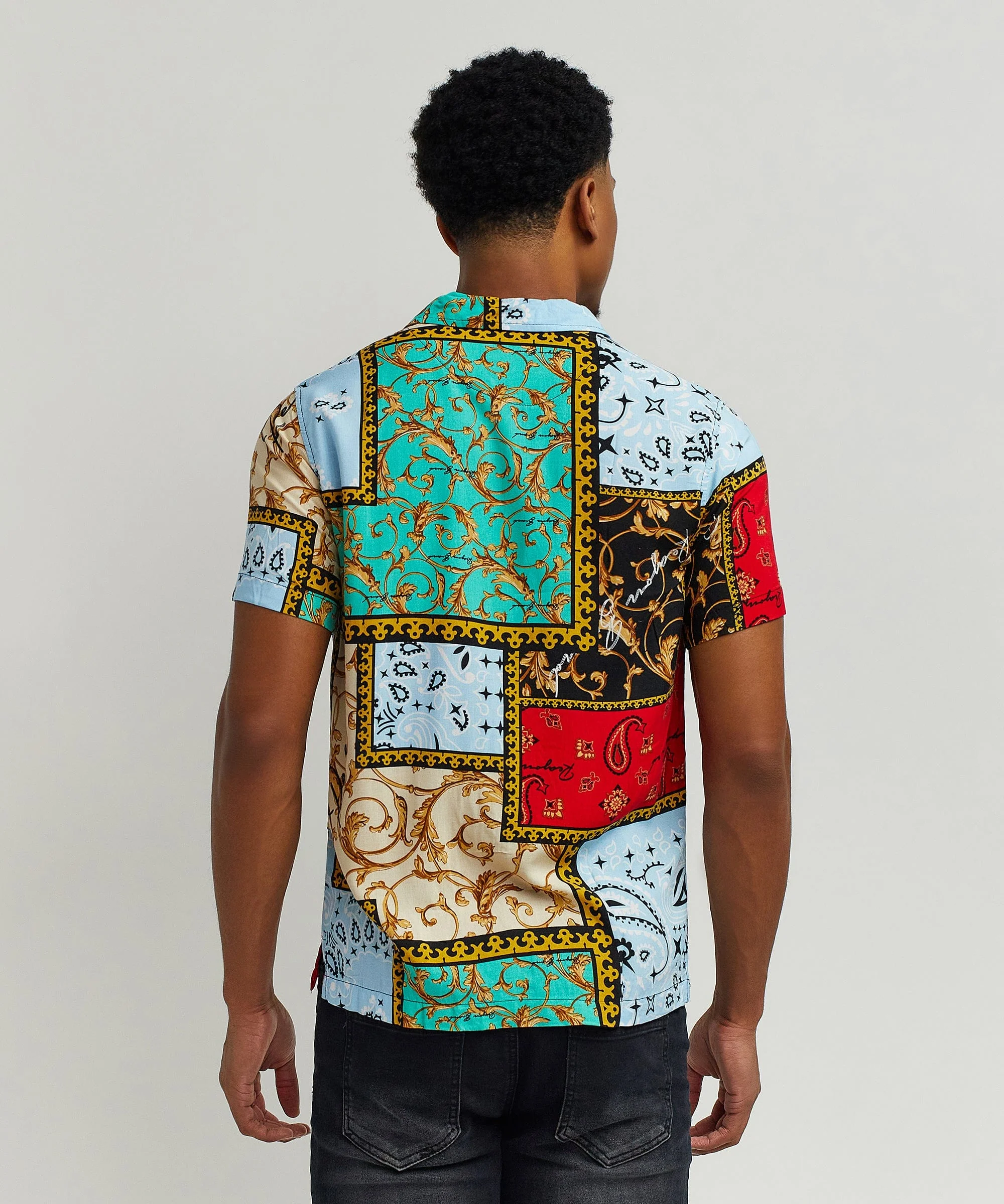 Olympian Allover Print Short Sleeve Shirt - Image 5