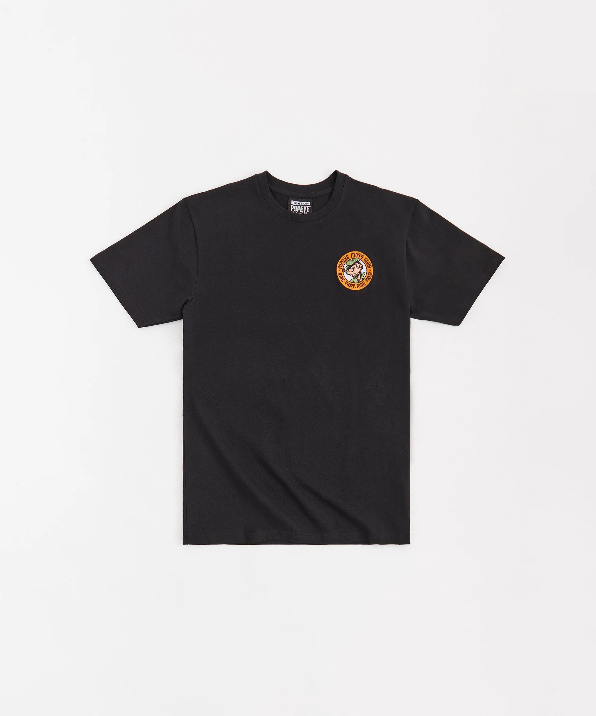 Popeye Embroidered Short Sleeve Tee - Black - Image 2
