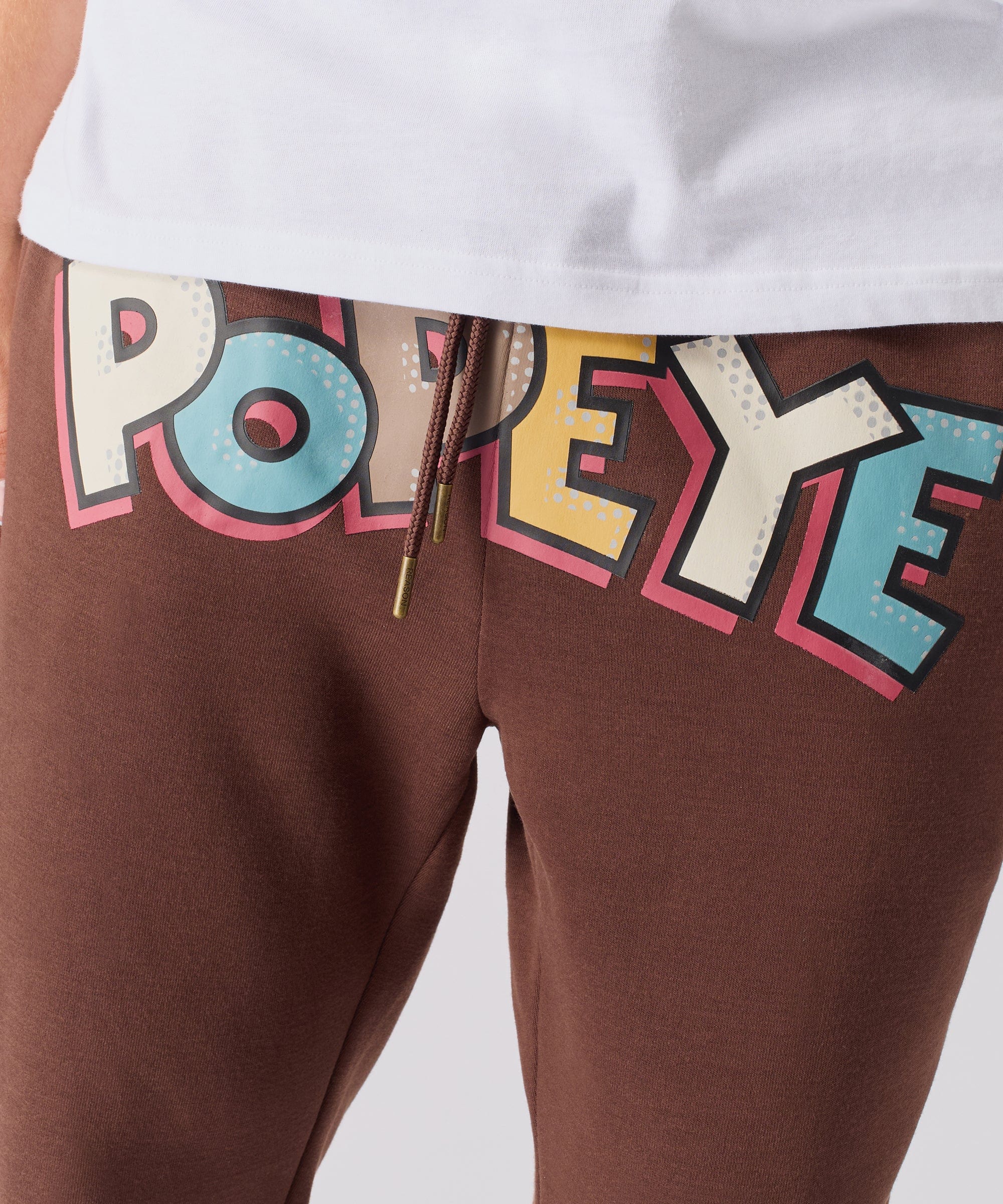 Popeye Toggle Sweatpants - Brown - Image 4