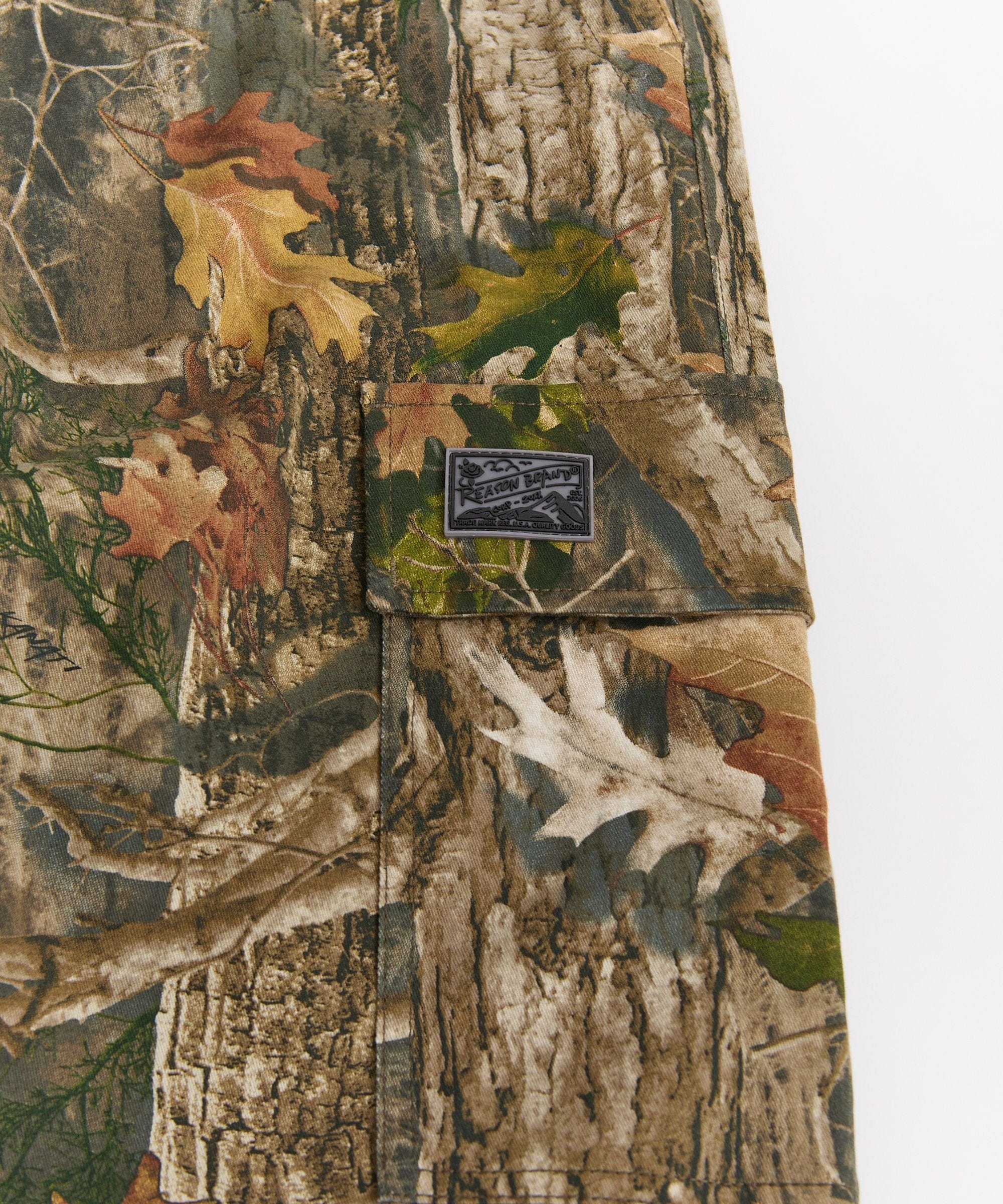 Real Camo Relaxed Fit Cargo Twill Pants - Brown Tree - Image 2