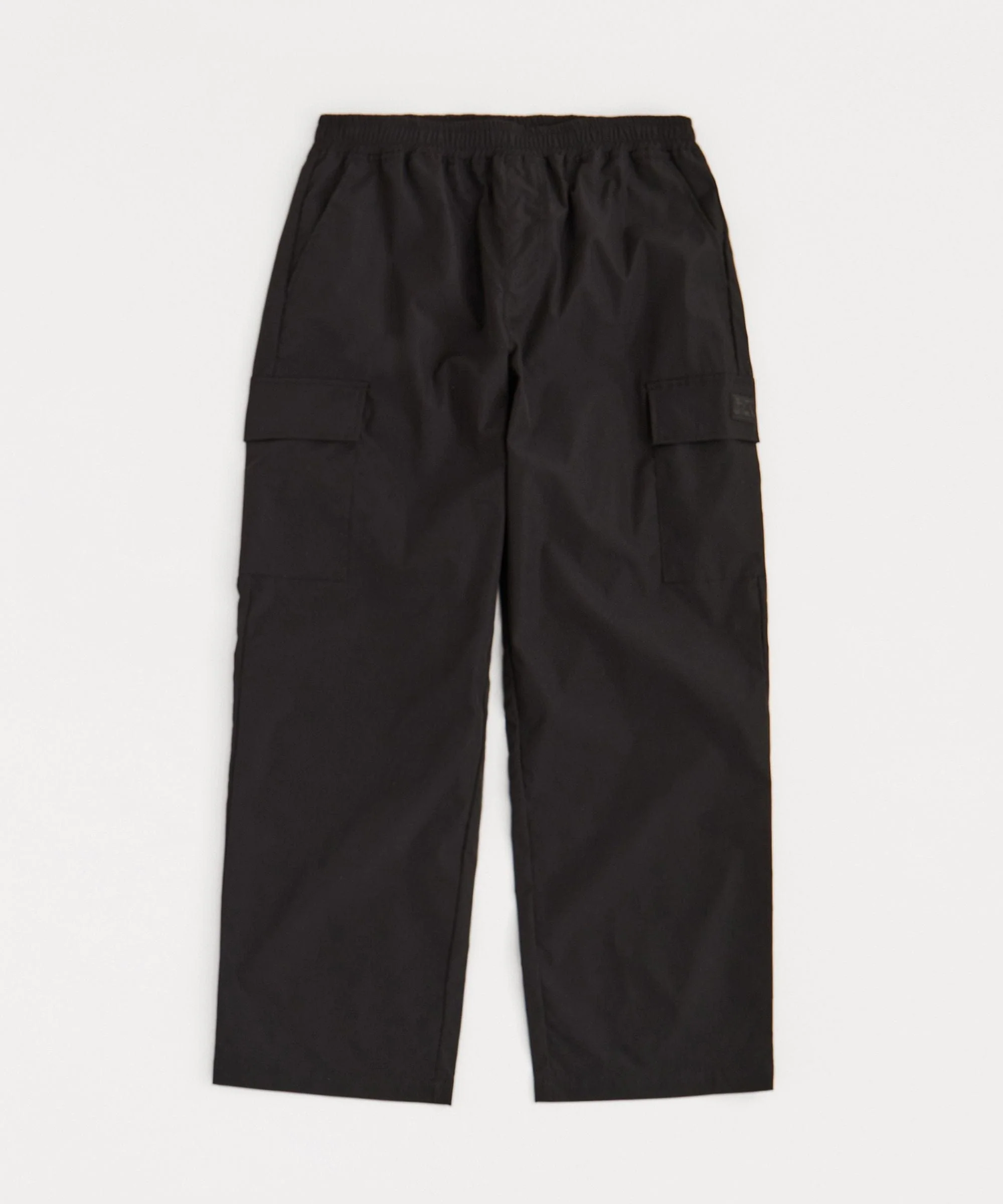 Real Relaxed Fit Cargo Twill Pants - Black
