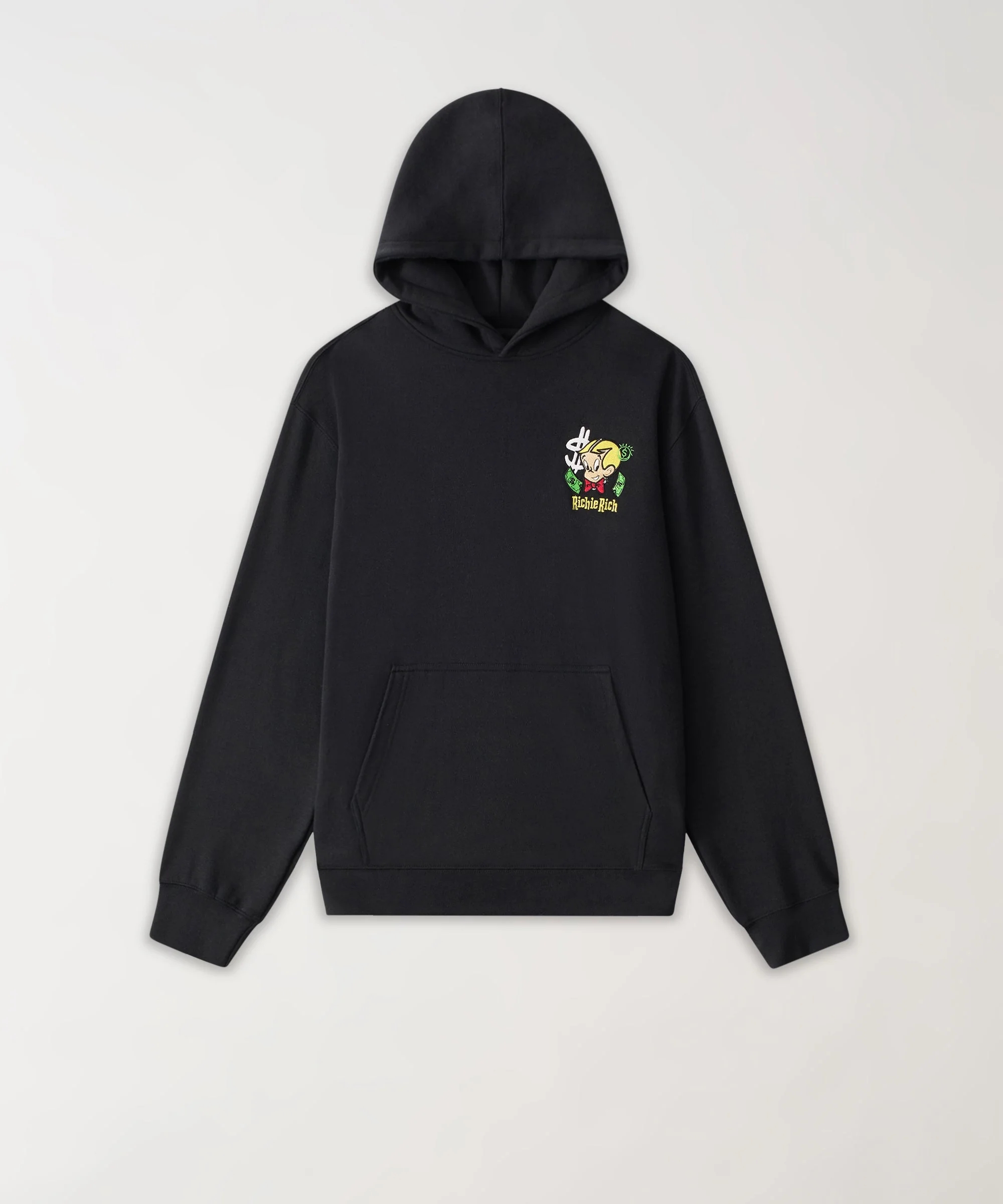 Richie Rich Embroidered Hoodie - Black - Image 4
