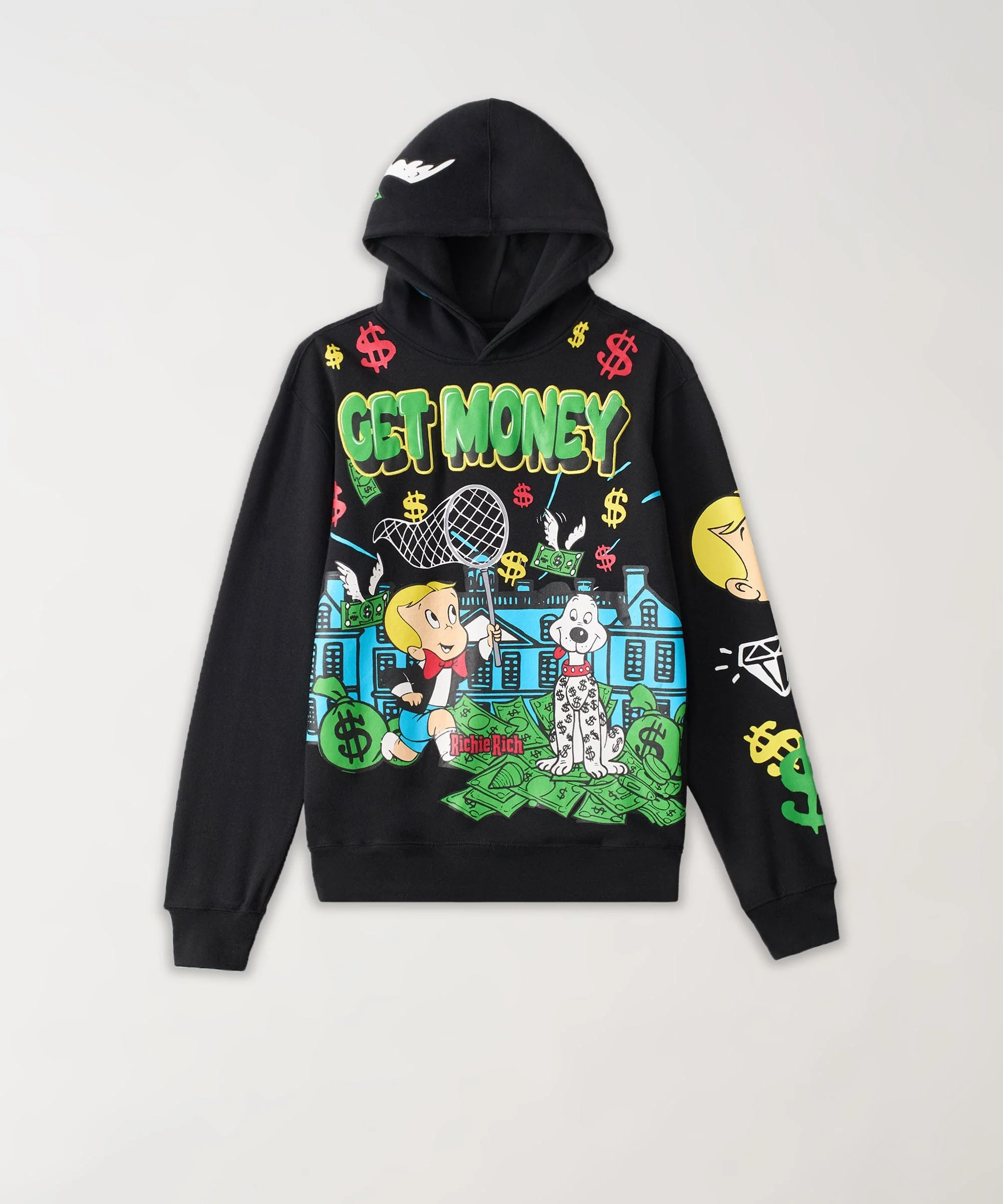 Richie Rich Get Money Hoodie - Black