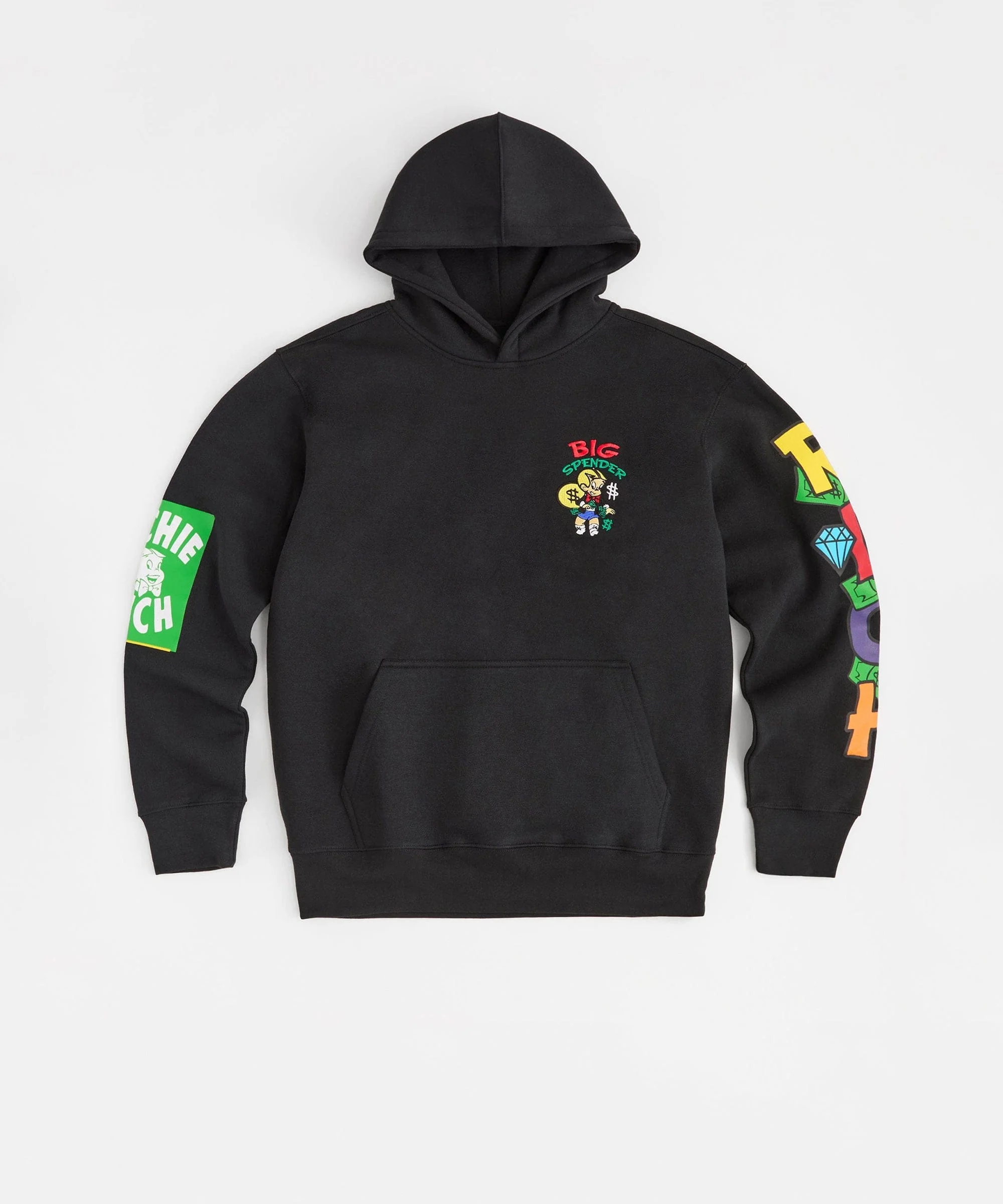 Richie Rich Time Is Money Hoodie - Black