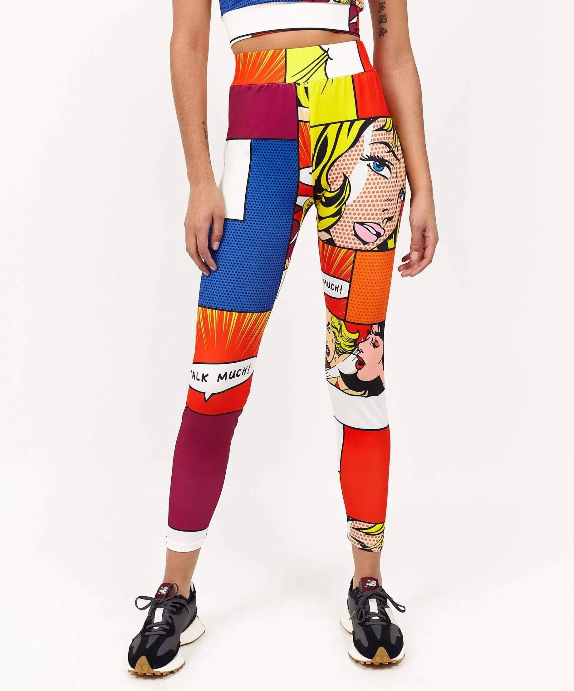 Womens Pop Art Leggings - Image 2