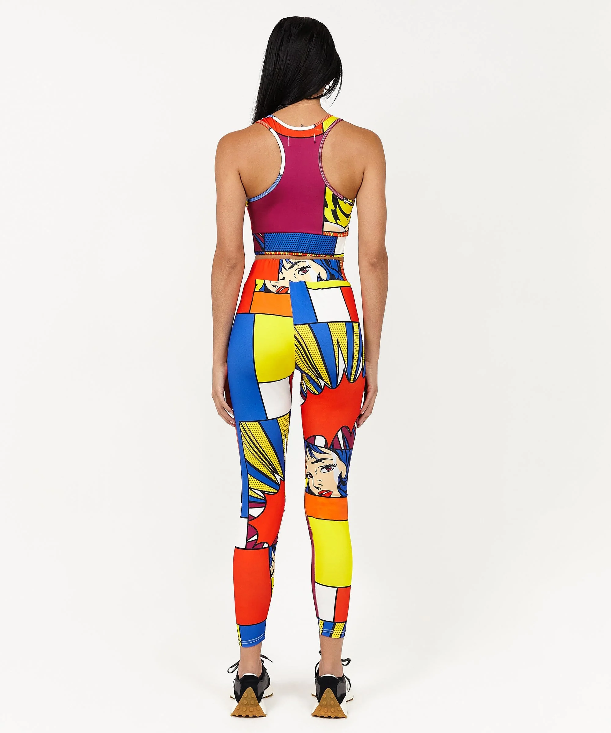 Womens Pop Art Leggings - Image 4