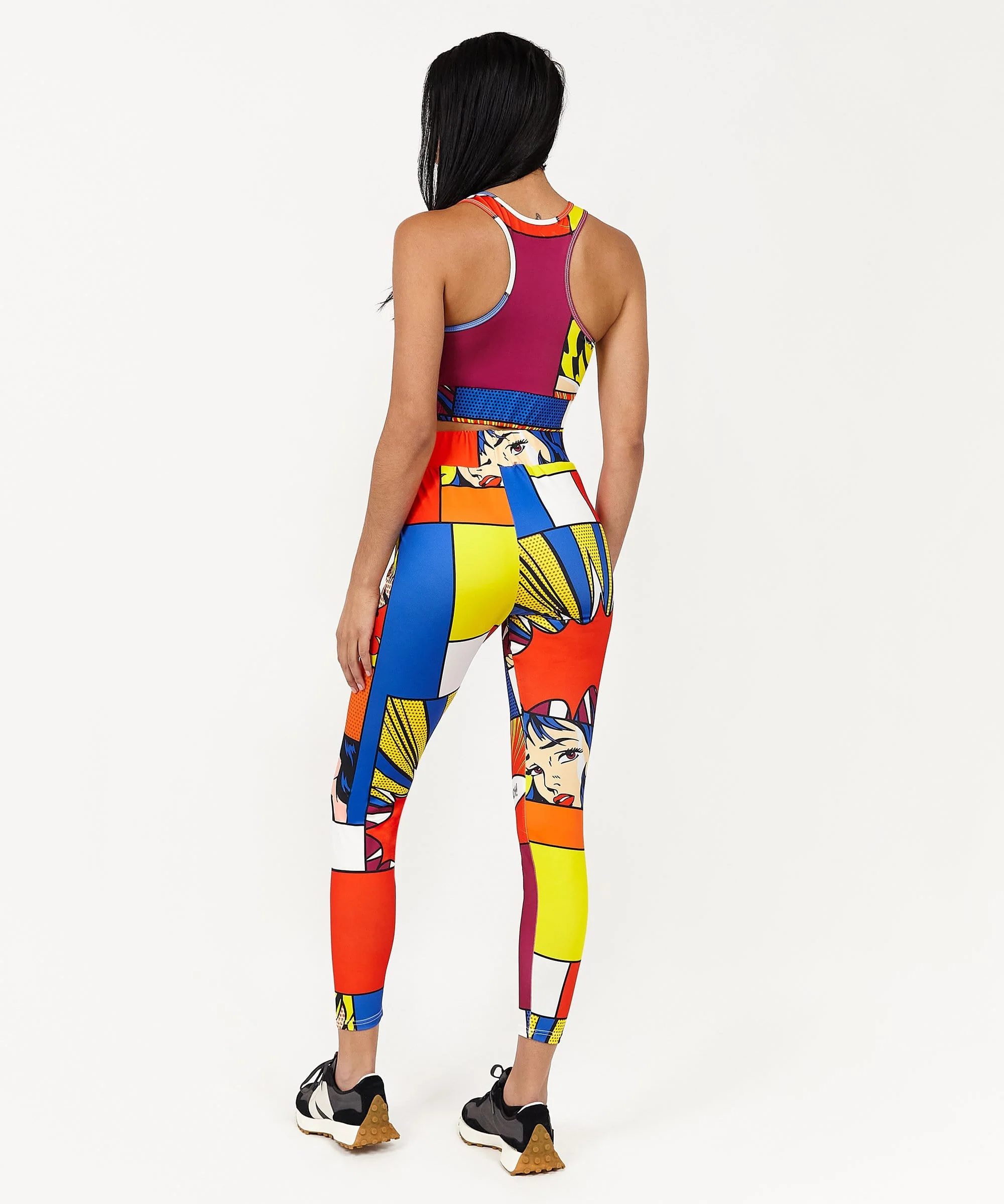 Womens Pop Art Leggings - Image 5