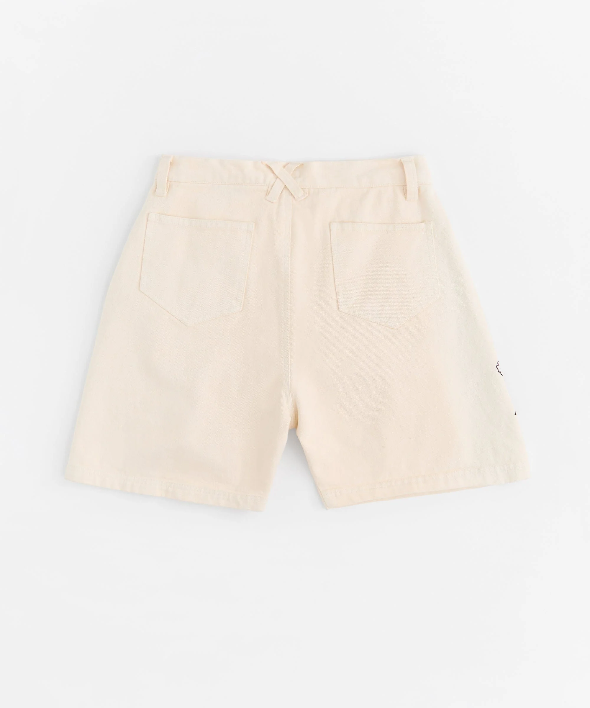 Roses Woven Shorts - Cream - Image 3