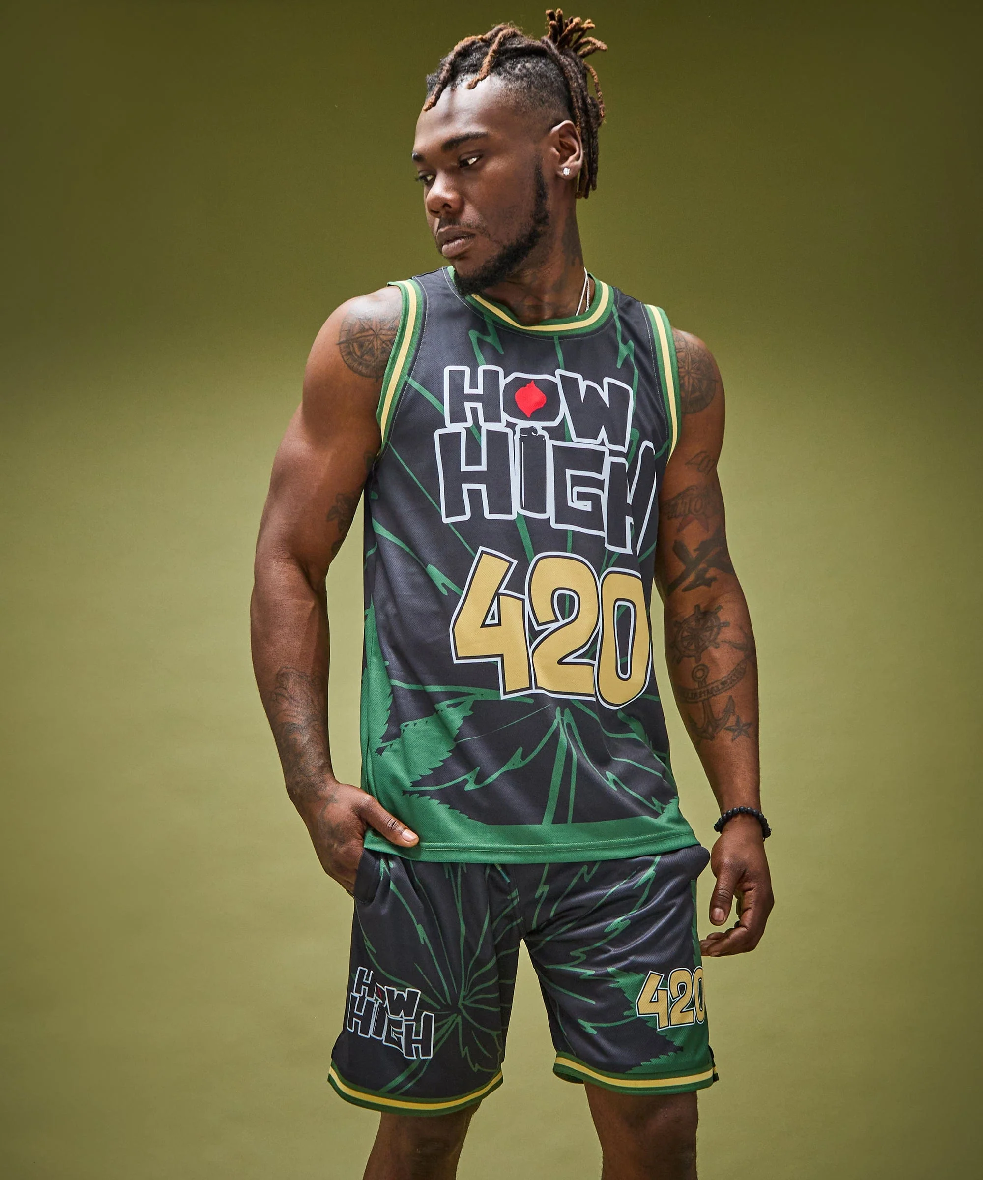 How High Basketball Short - Black - Image 6