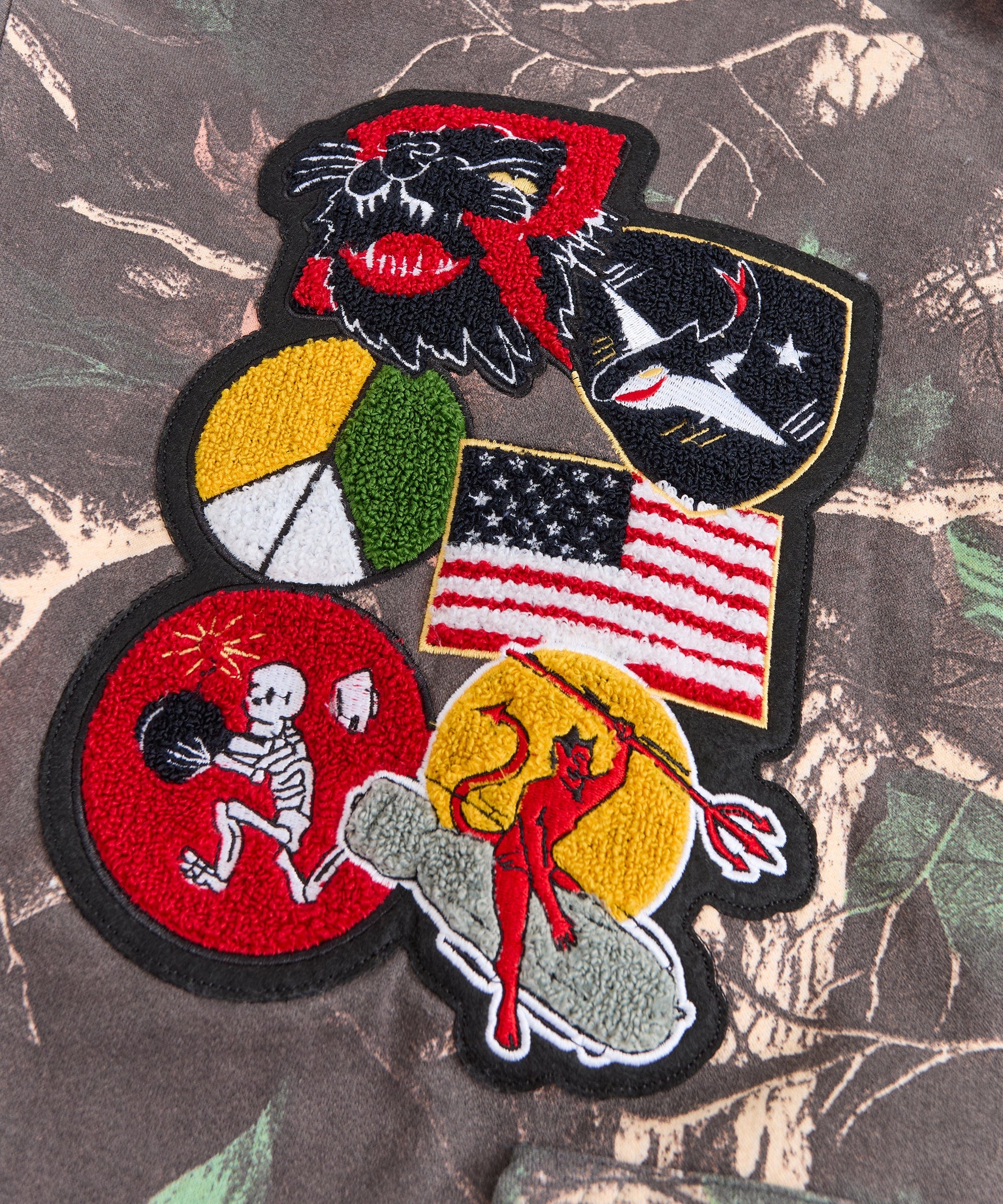 Patches Real Tree Camo Full Zip Hoodie - Image 2