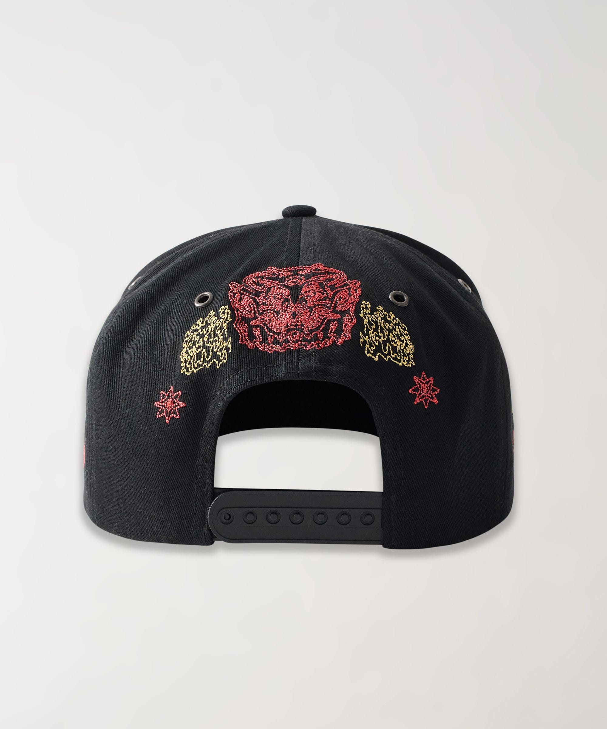 Saint Rhinestones Embroidered Graphic Hat - Image 4