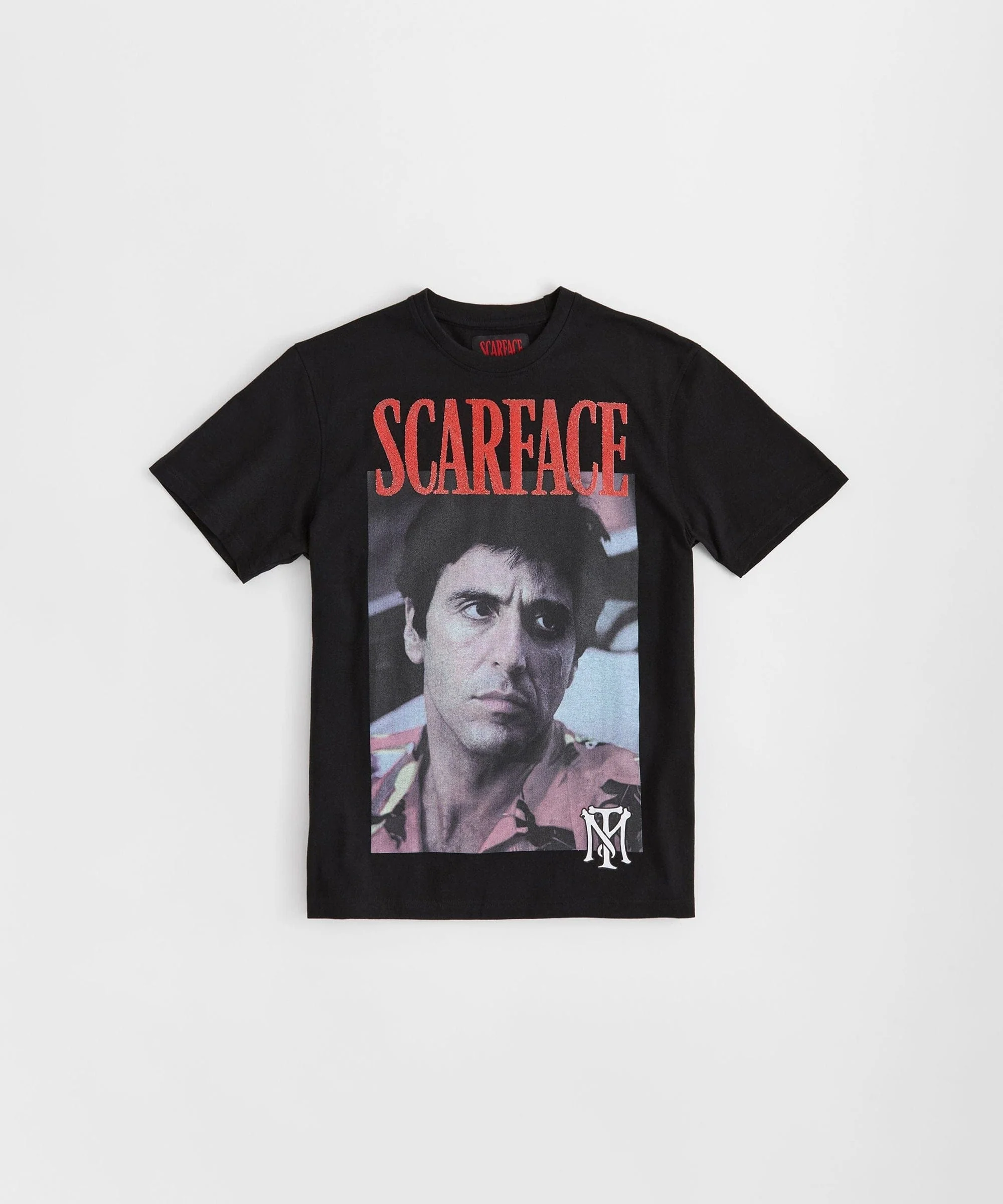 Scarface Glittered Sugar Print Short Sleeve Tee - Image 4