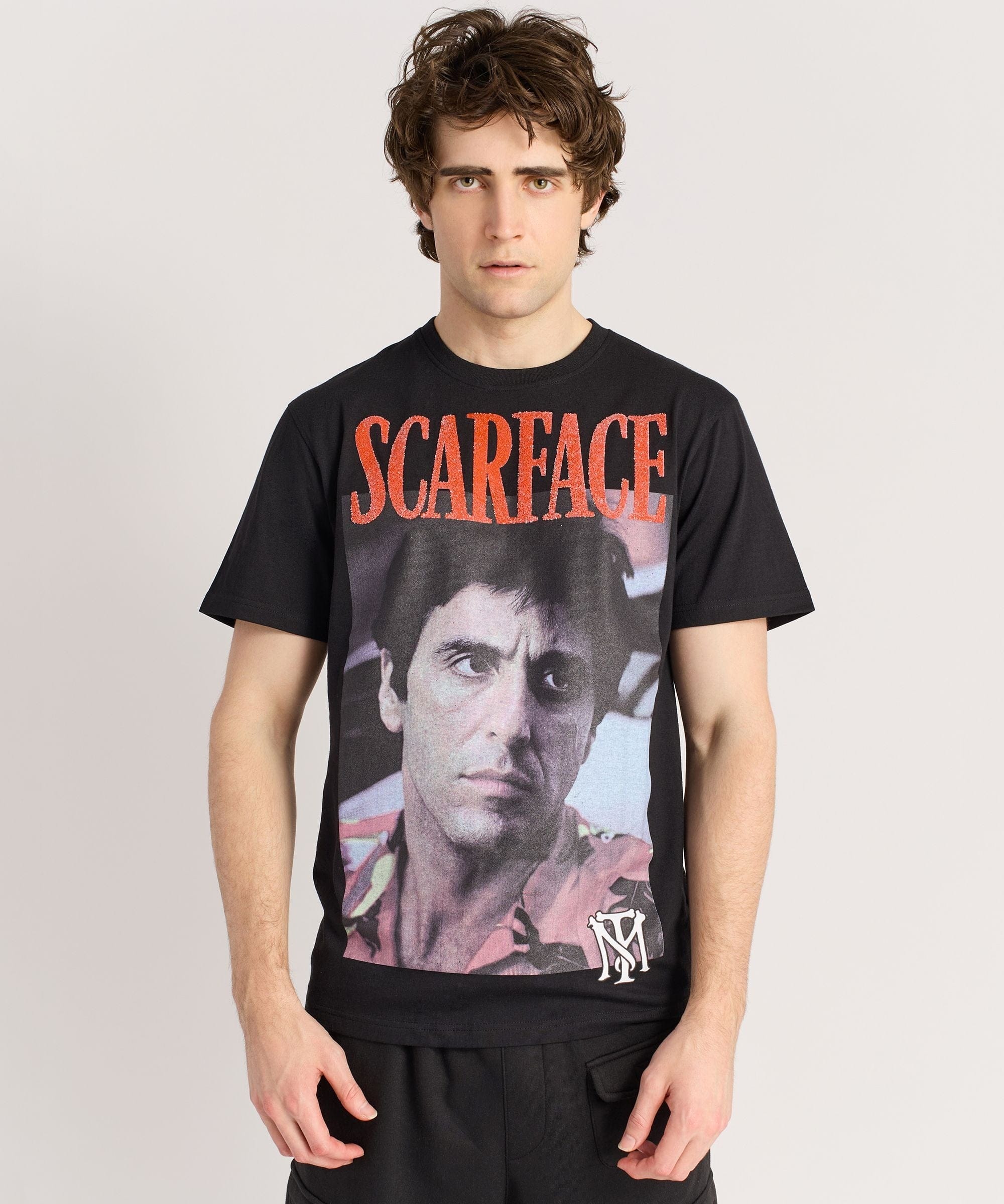 Scarface Glittered Sugar Print Short Sleeve Tee - Image 5
