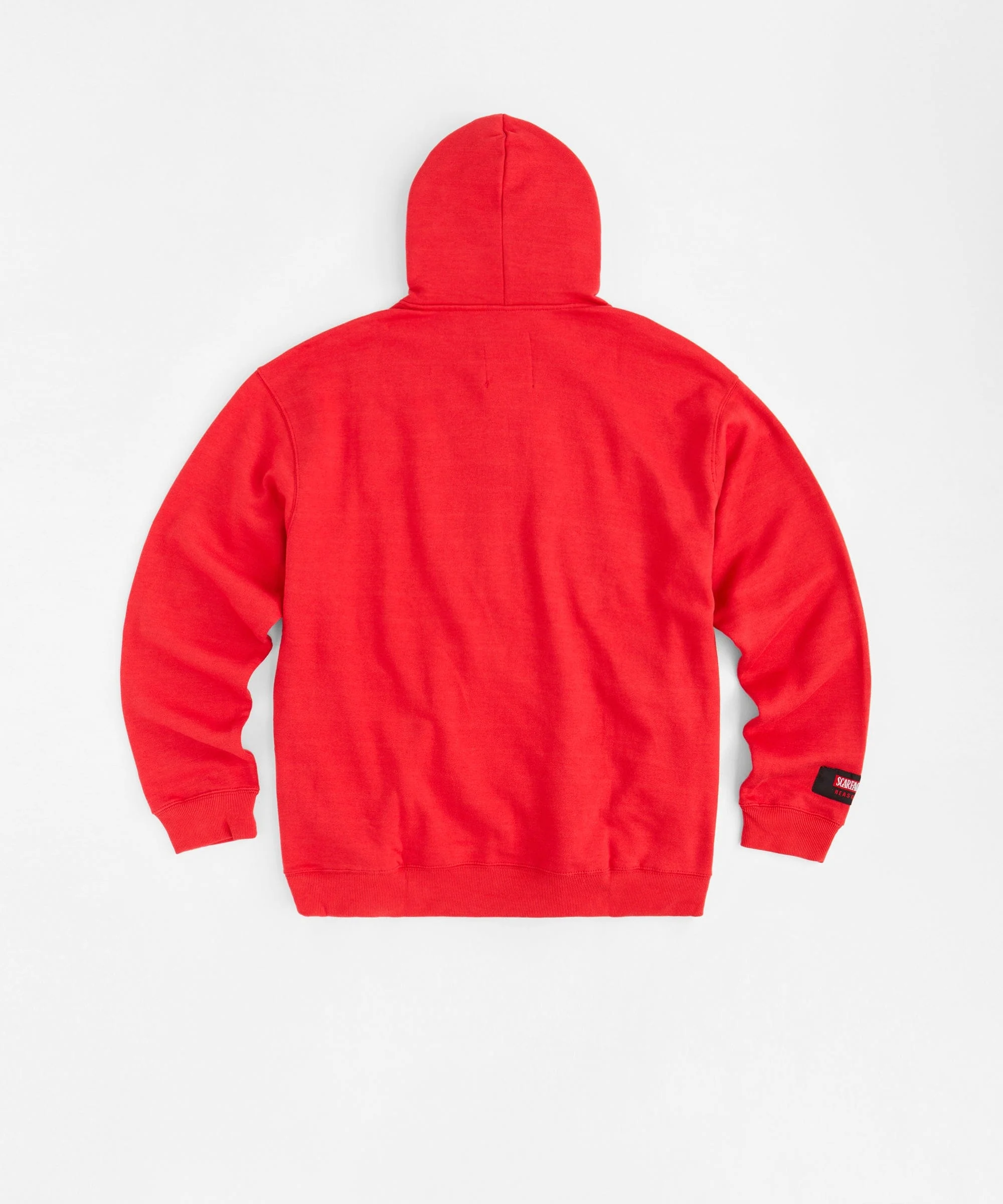 Scarface Old English Chenille Hoodie - Red - Image 4
