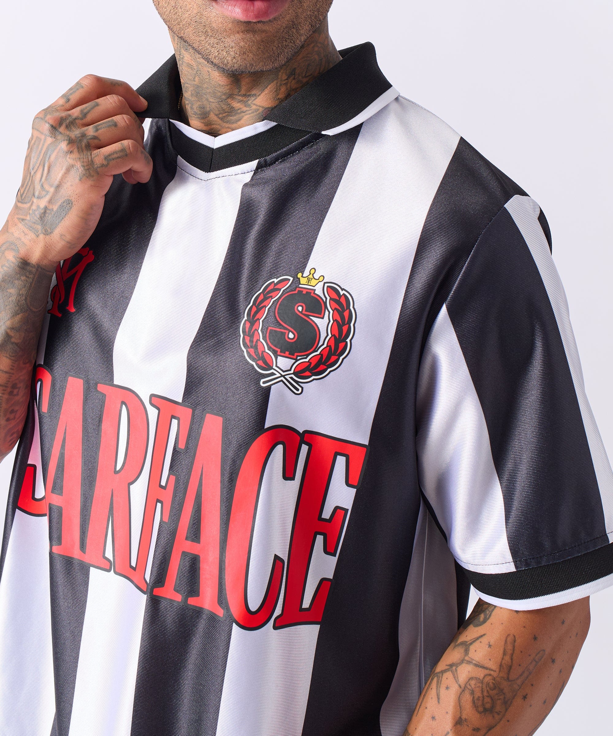 Scarface Soccer Jersey - Black&White - Image 3