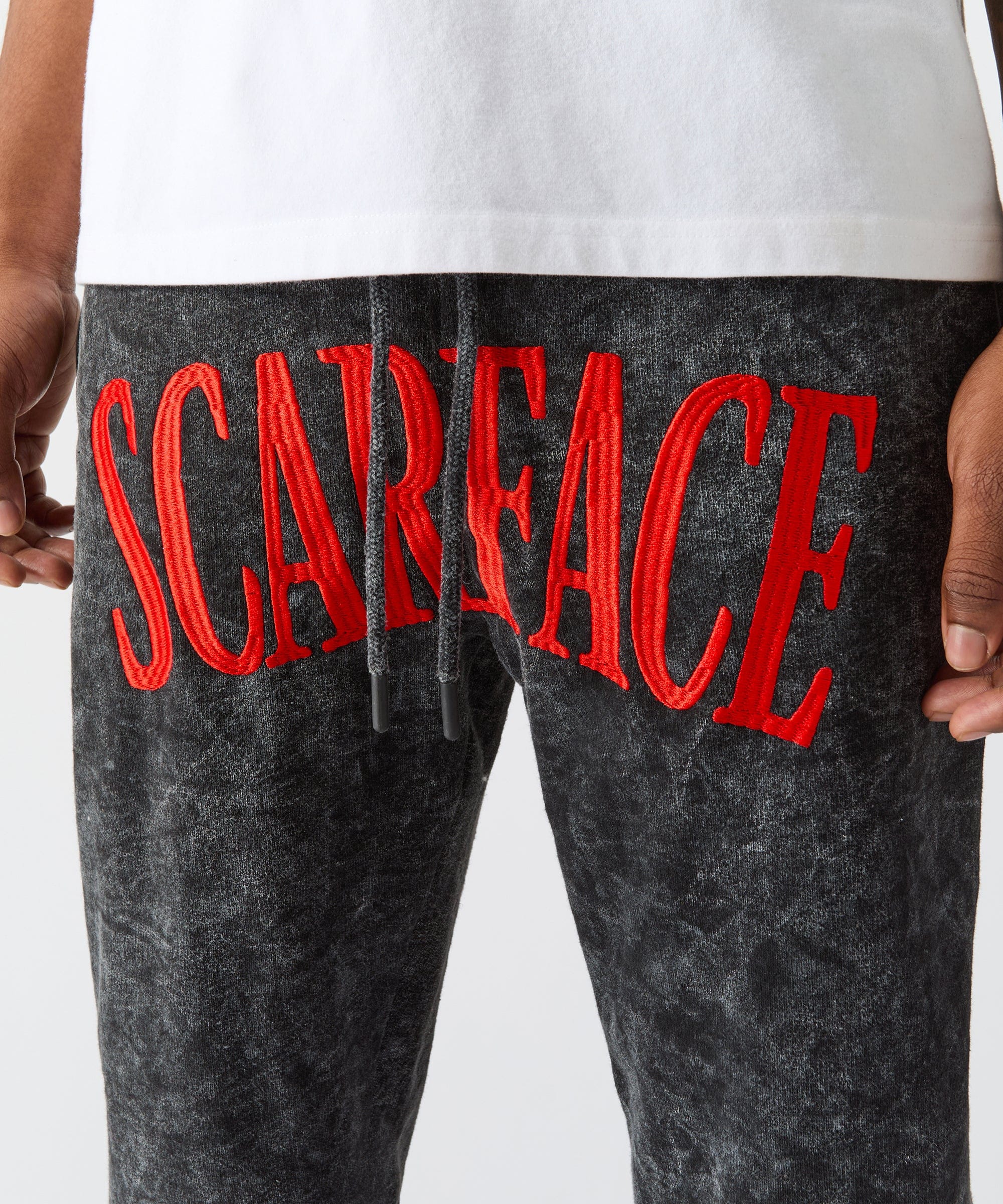 Scarface Sweatpants - Washed Black - Image 4