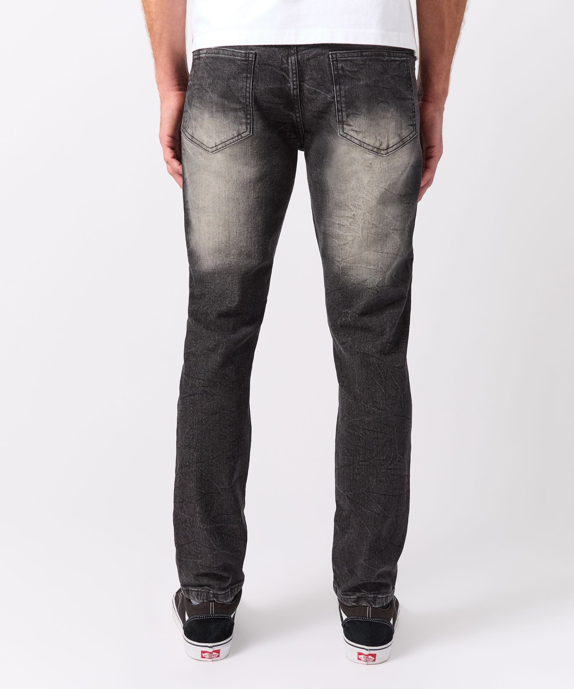 Smokey Distressed Denim Jeans - Grey - Image 6