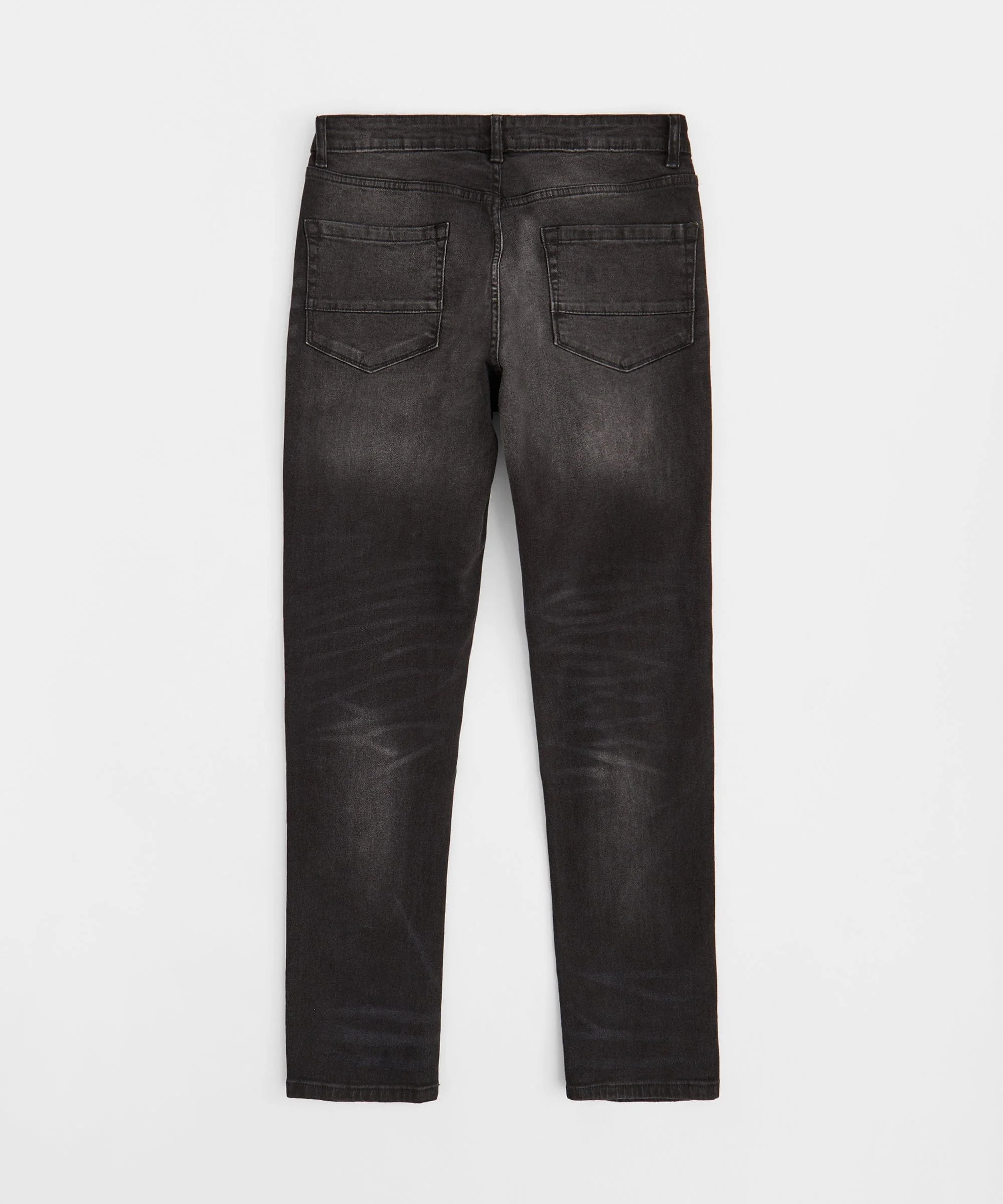 Starburst Studded Denim Pants - Black - Image 3