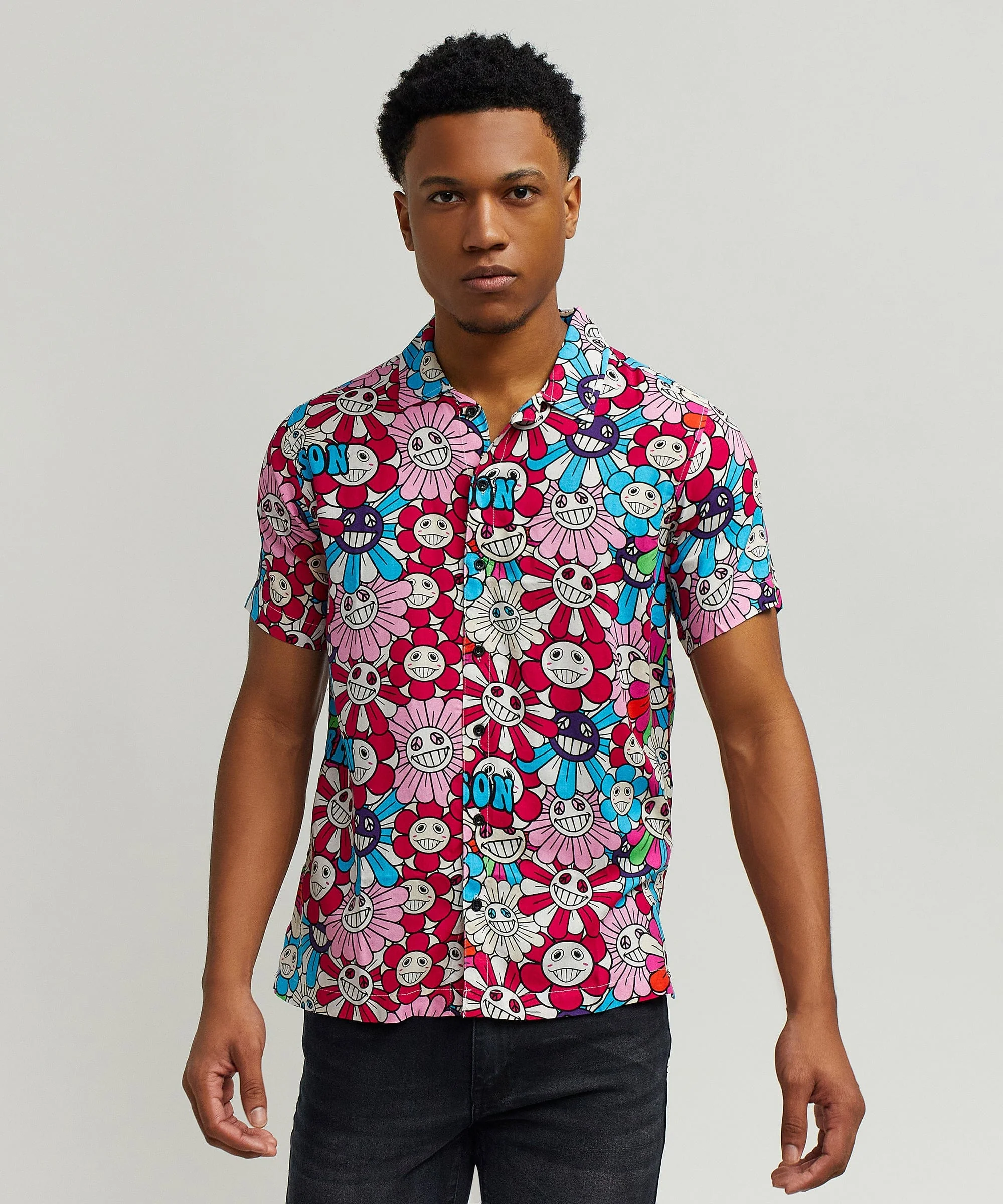 Sunflower Allover Print Short Sleeve Shirt - Image 3