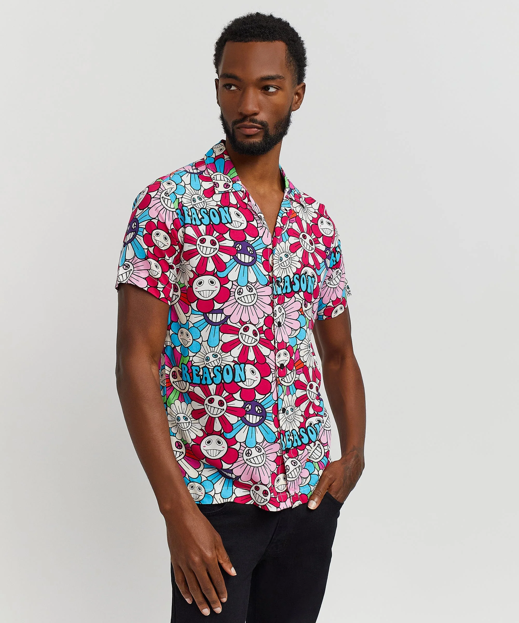 Sunflower Allover Print Short Sleeve Shirt - Image 7