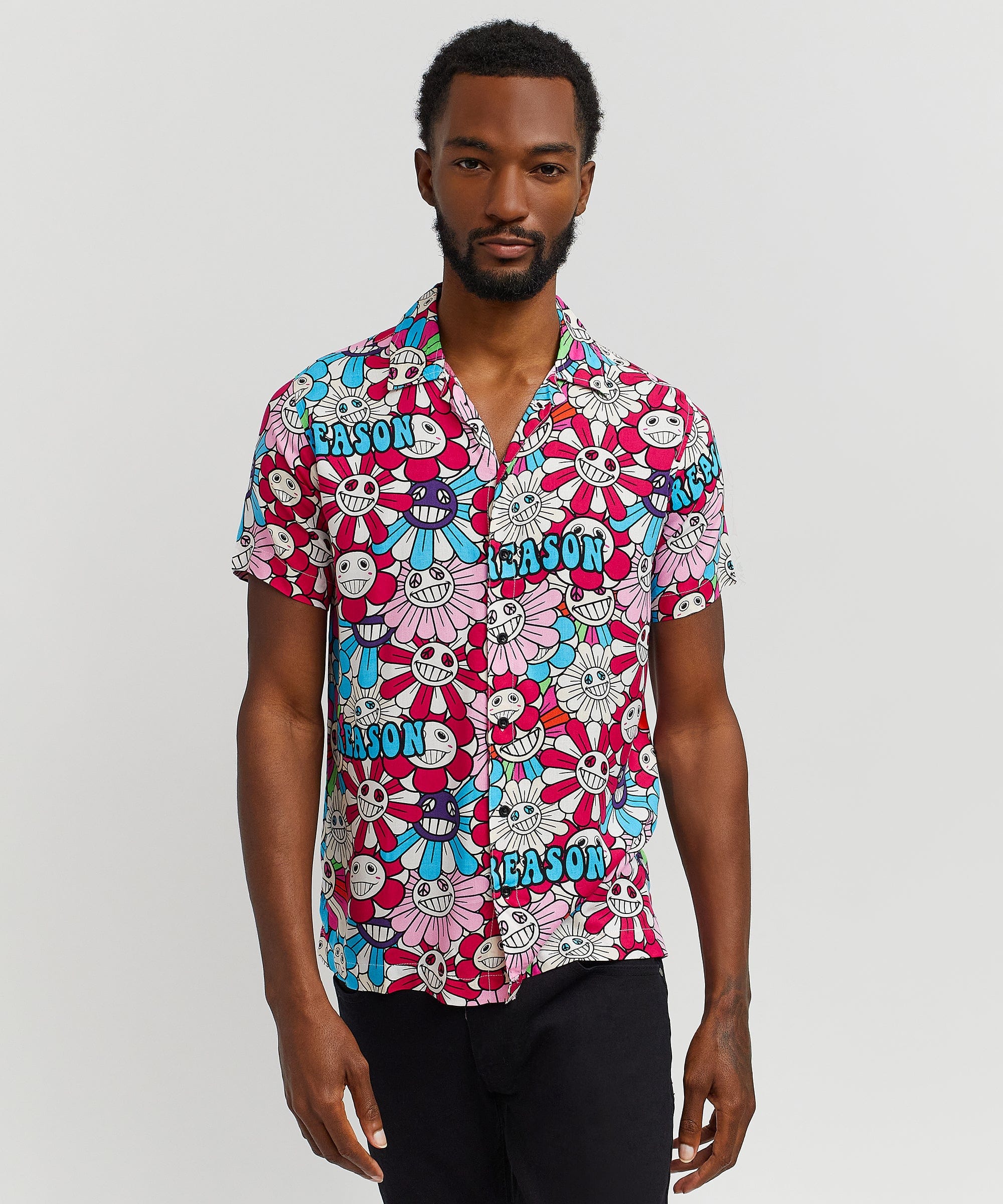 Sunflower Allover Print Short Sleeve Shirt - Image 9