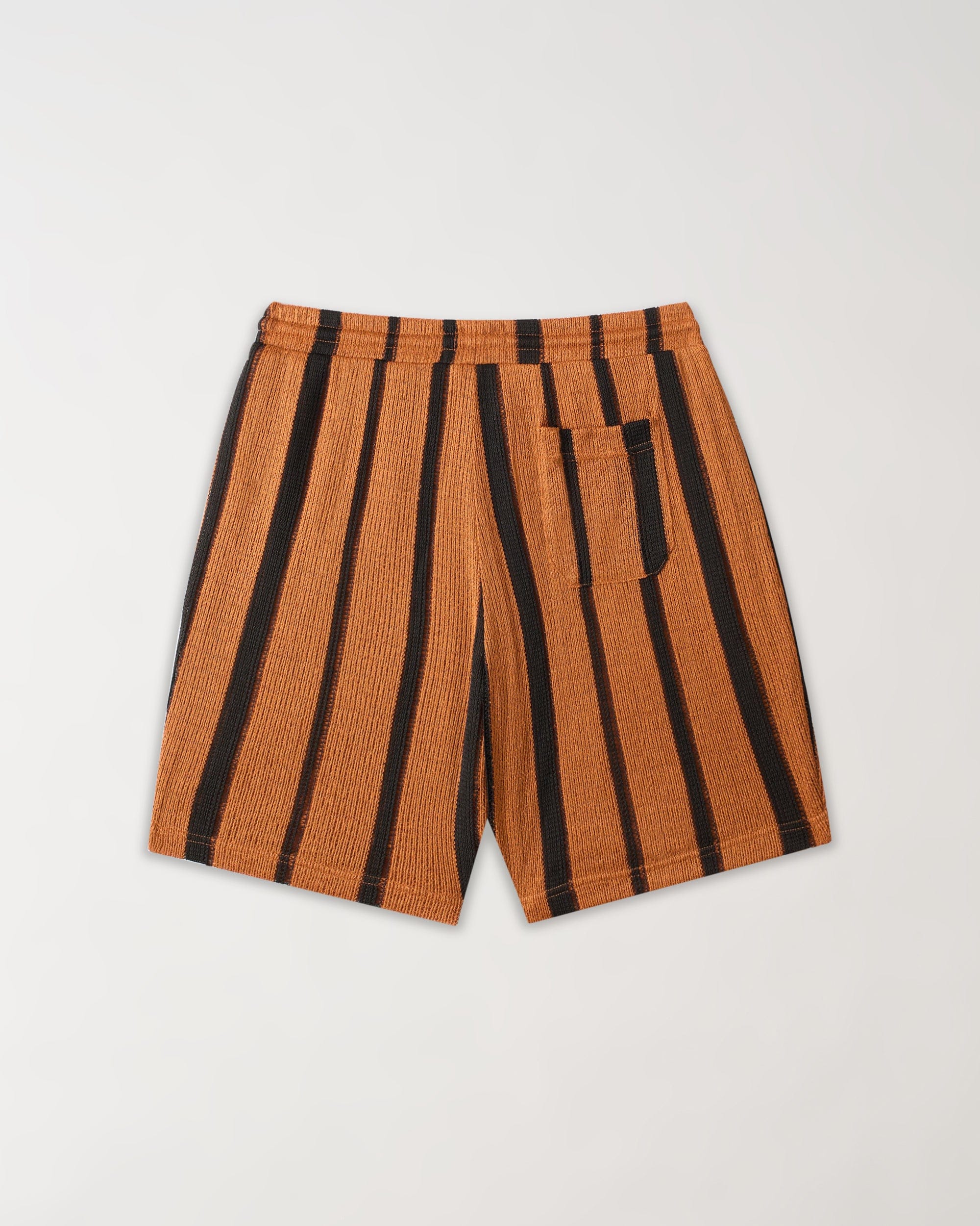 Textured Knit Short - Brown - Image 3